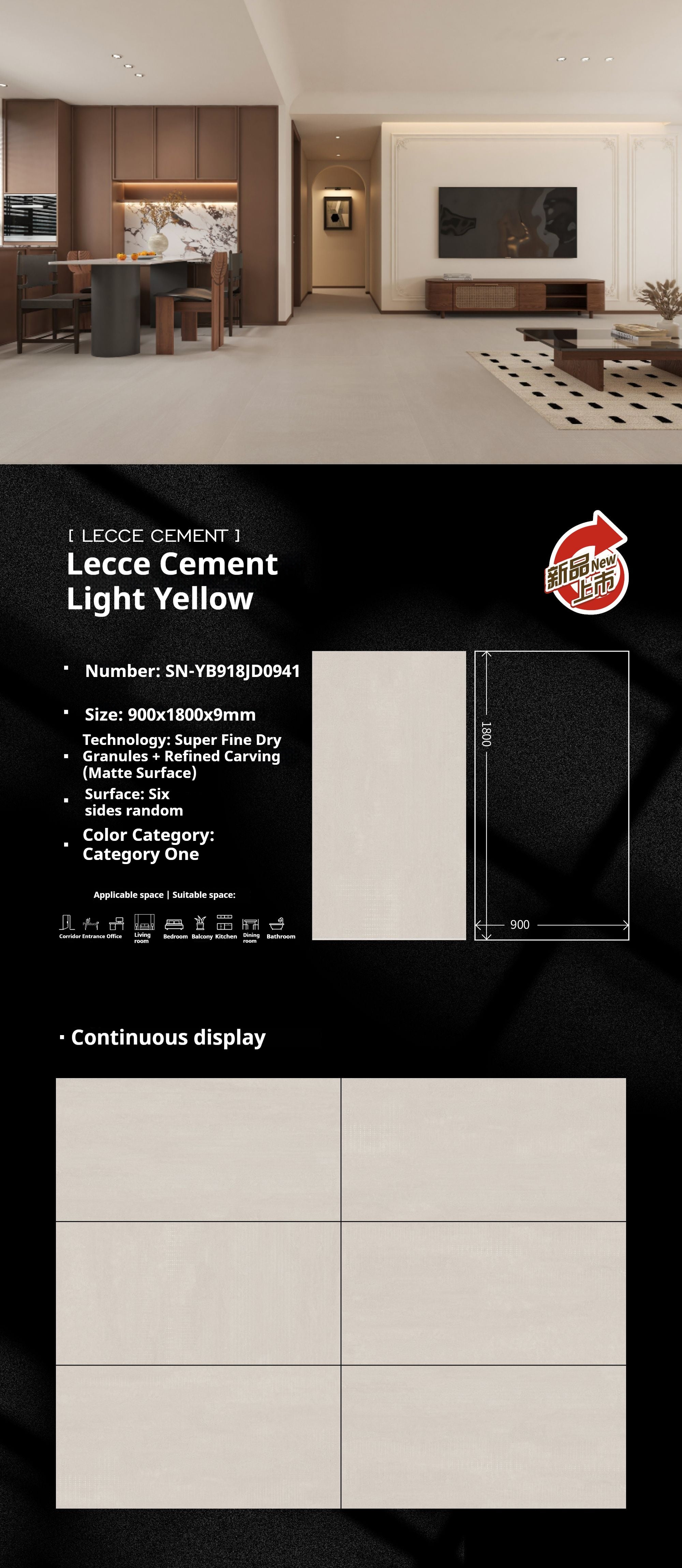 Lecce Cement Light Yellow