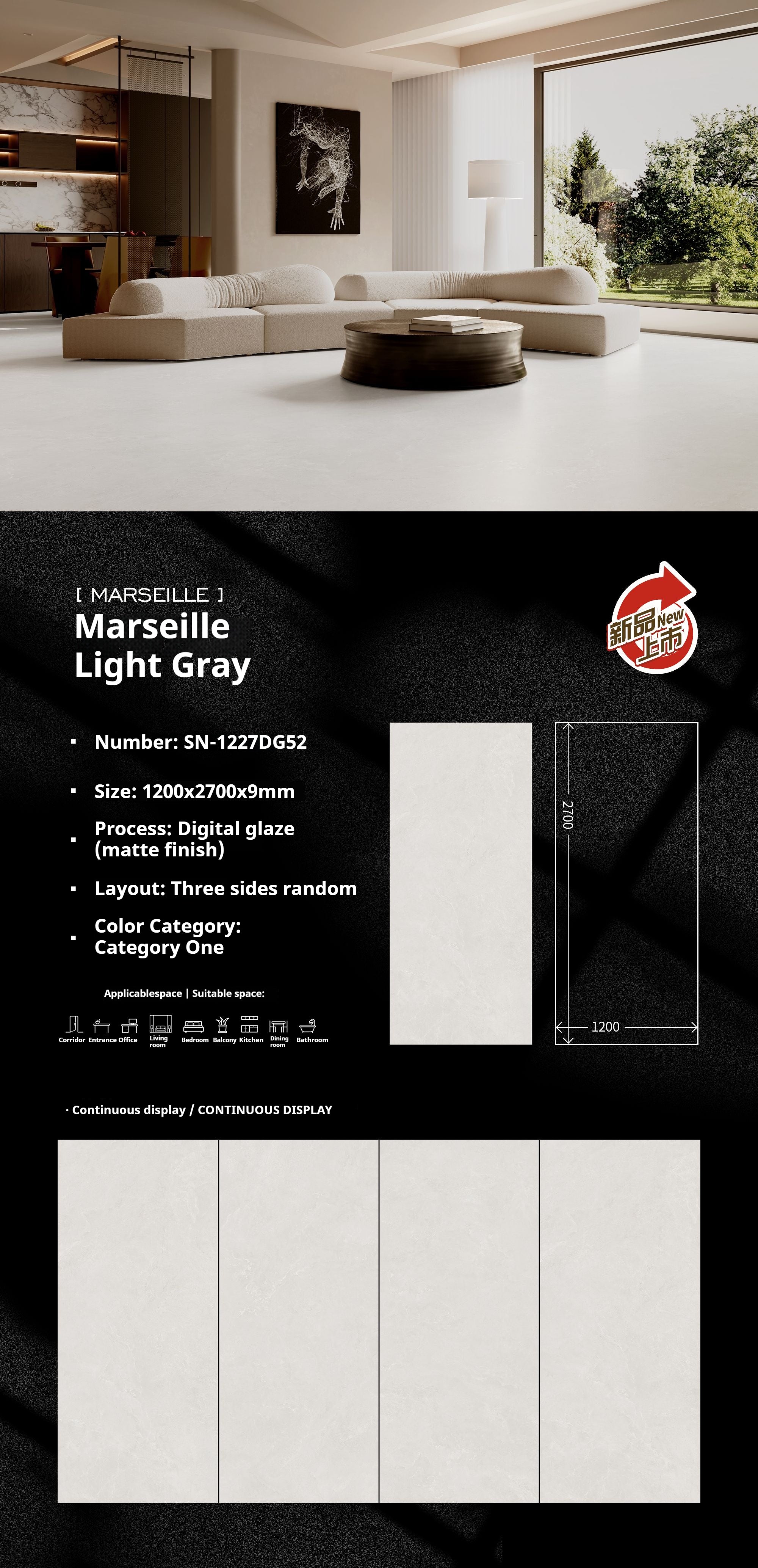 Marseille Light Gray