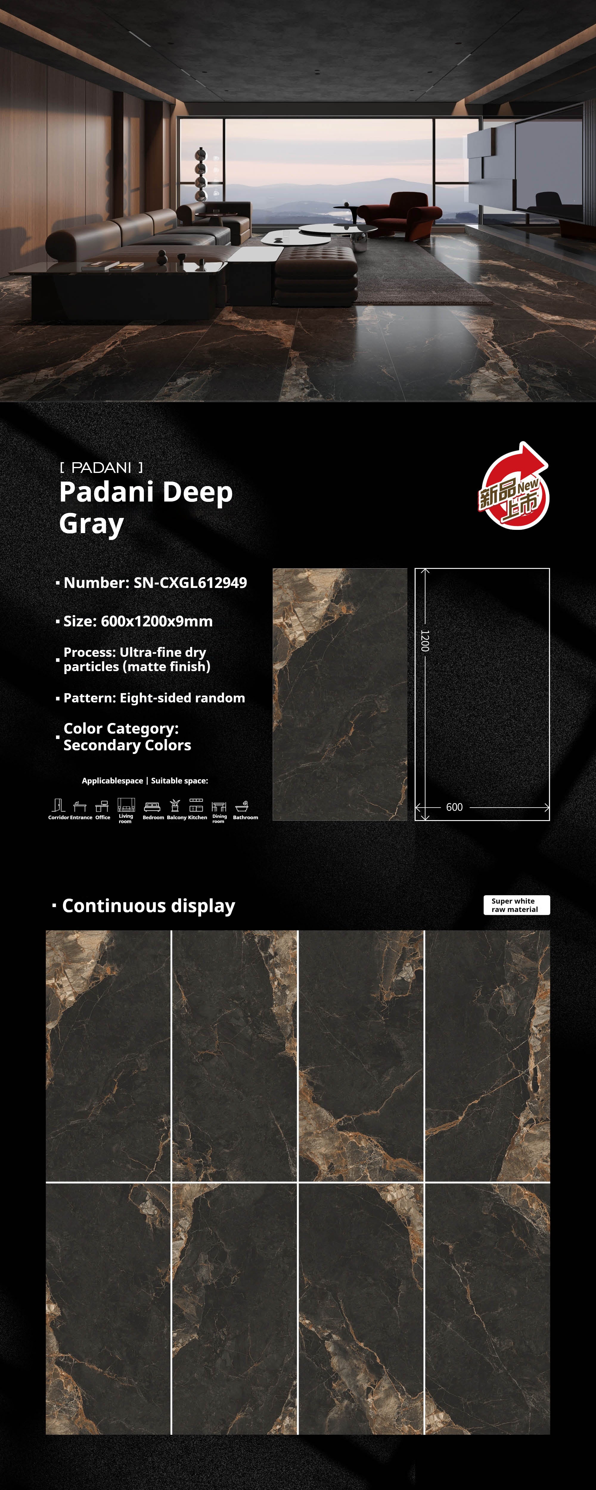 Padani Deep Gray