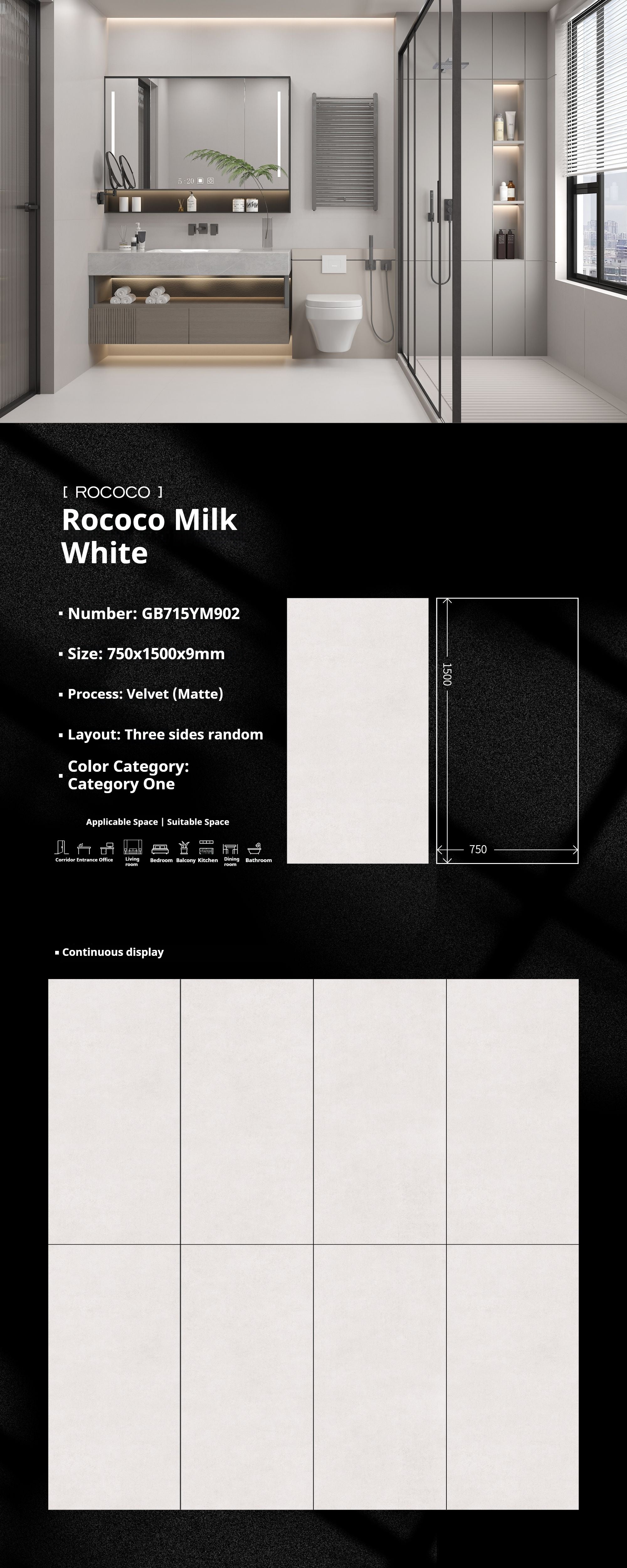 Rococo Milk White