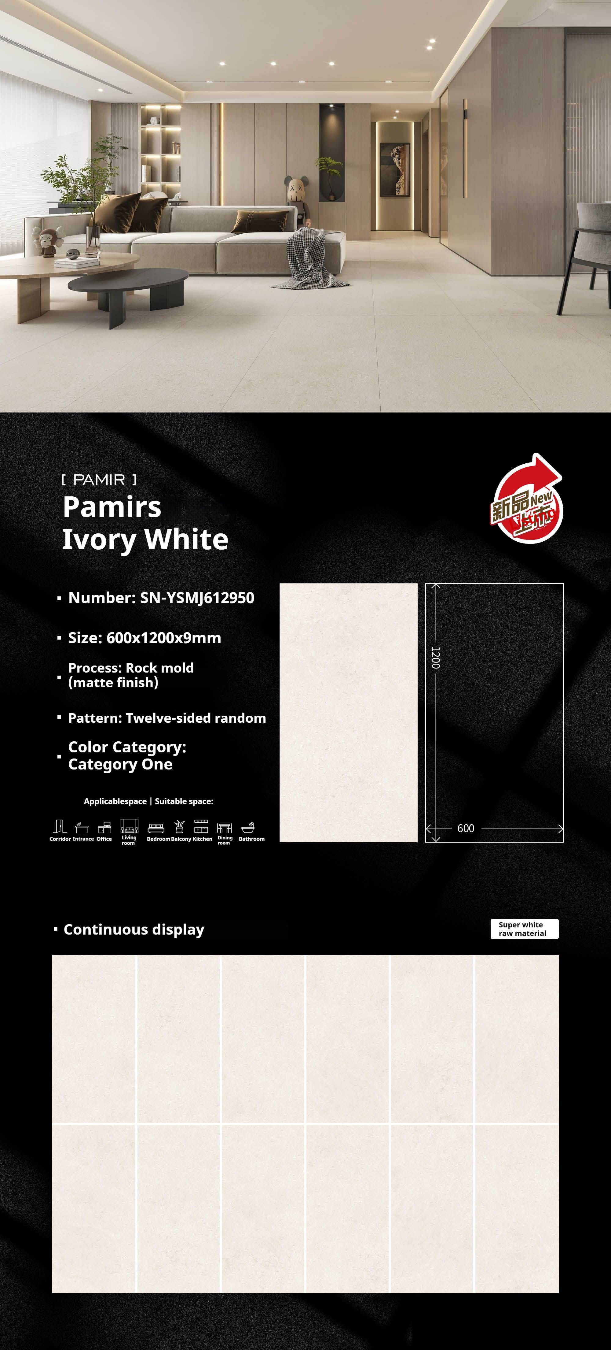 Pamirs Ivory White
