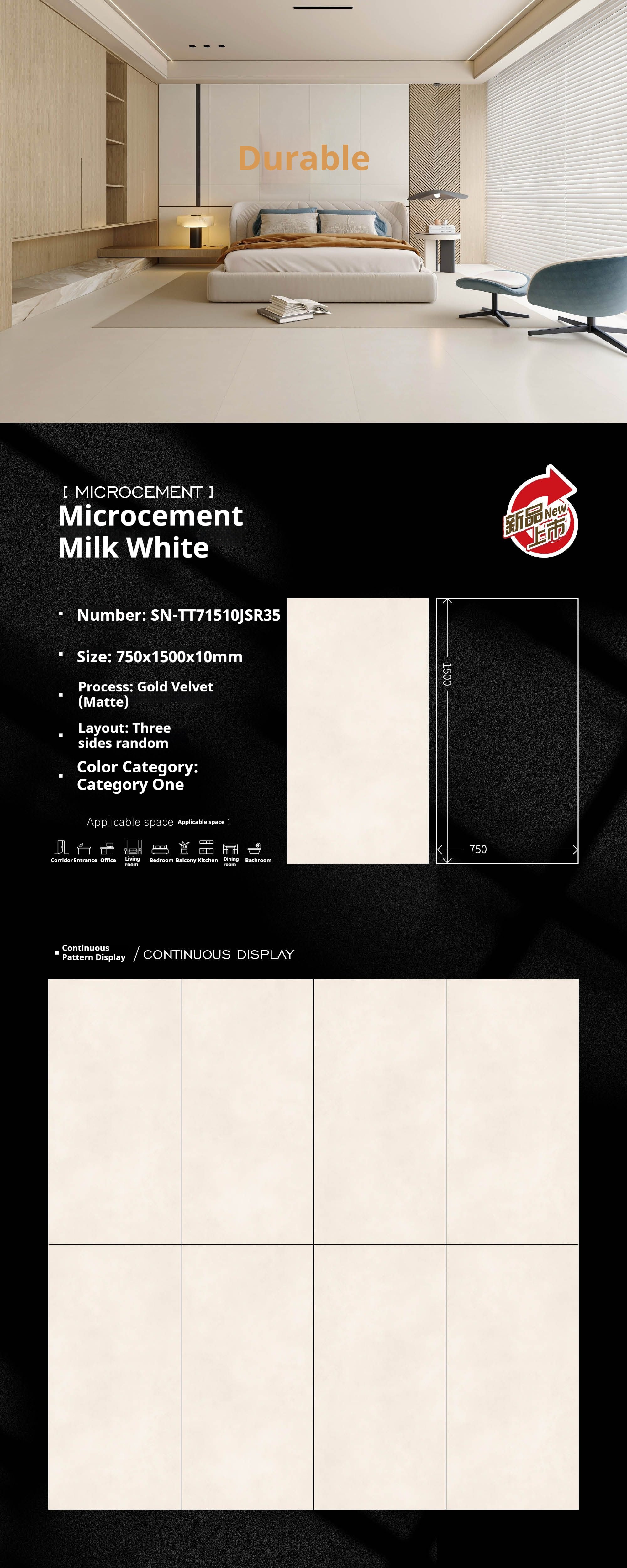 Microcement Milk White