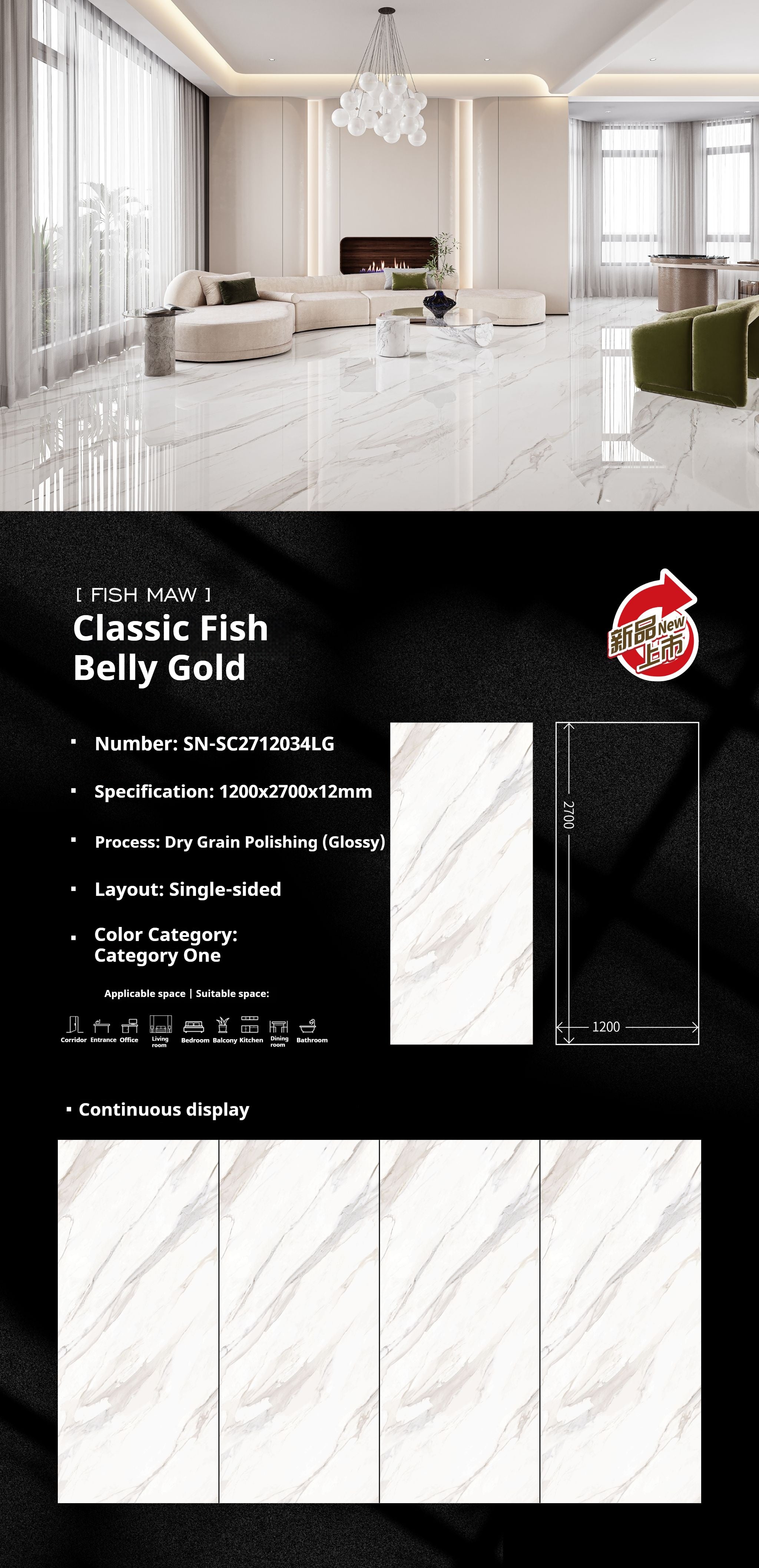Classic Fish Belly Gold