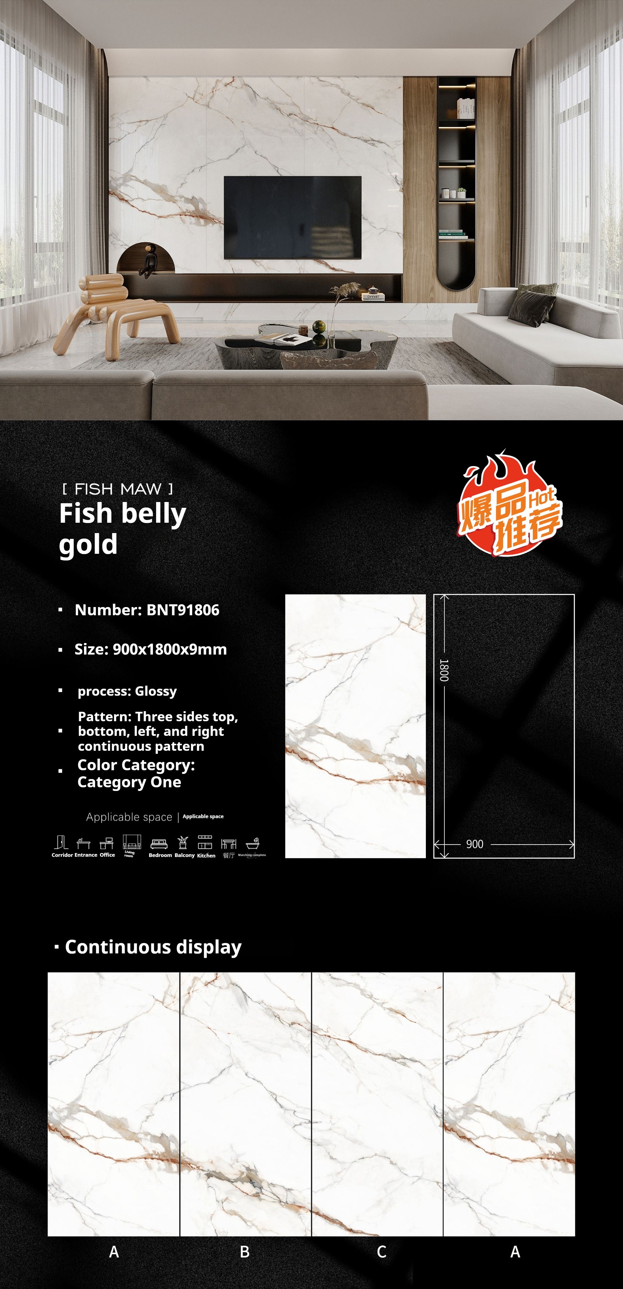 Fish belly gold