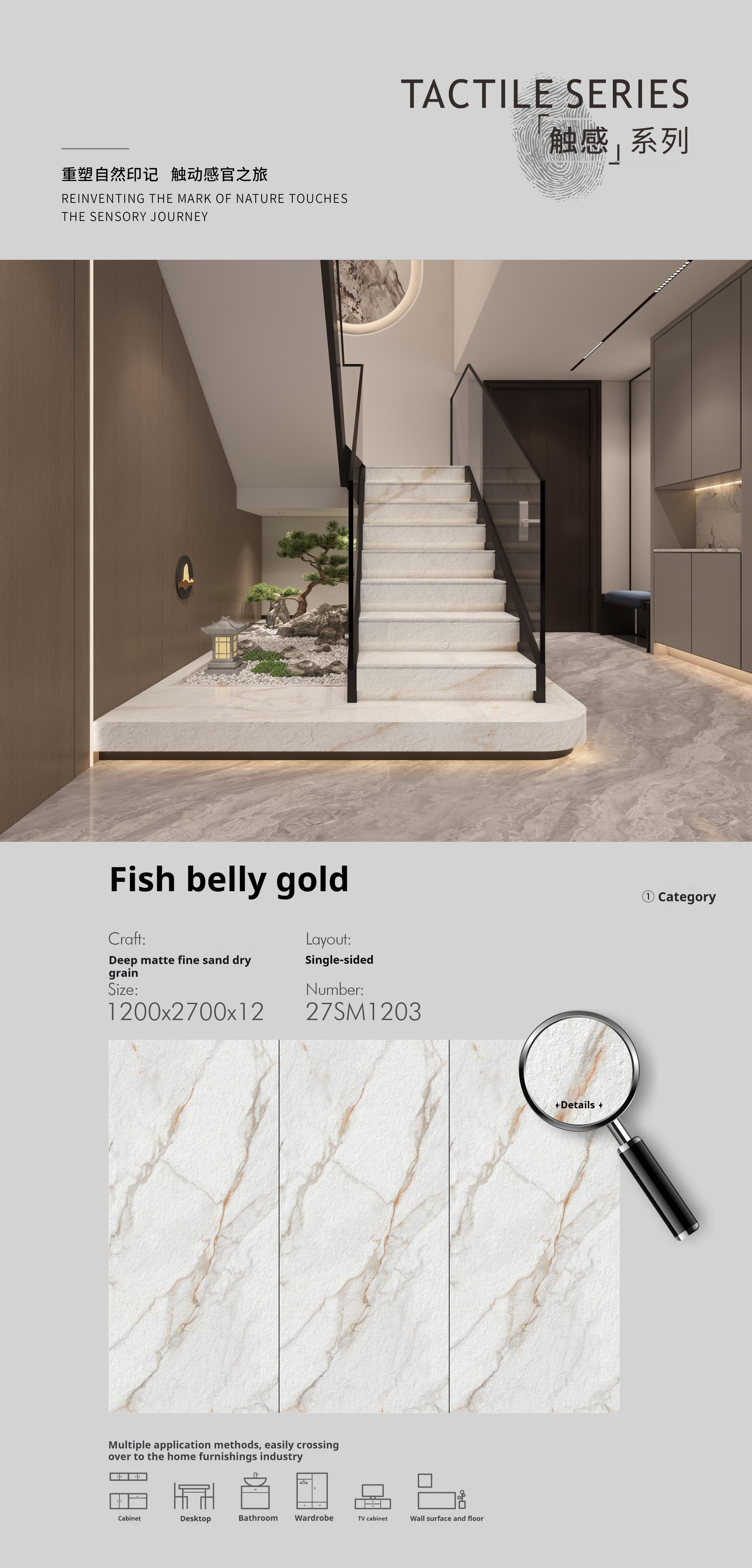 Fish belly gold