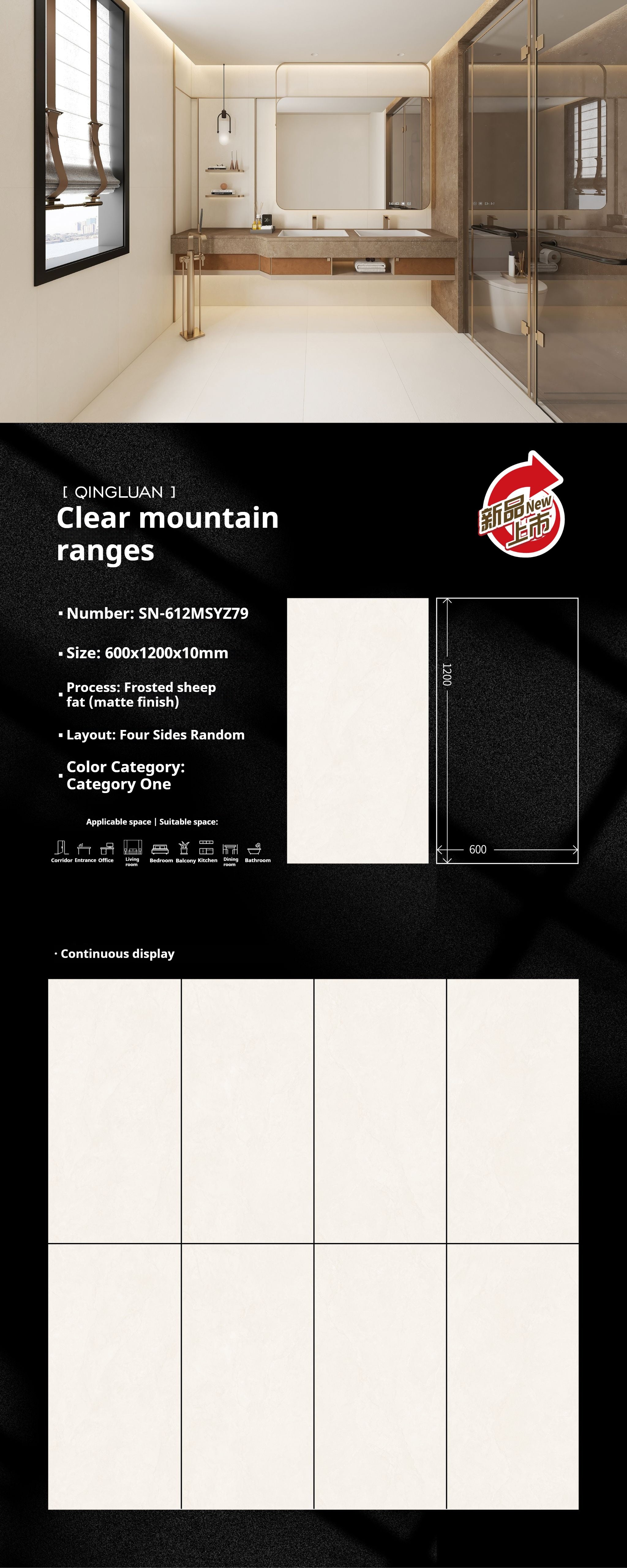 Clear mountain ranges