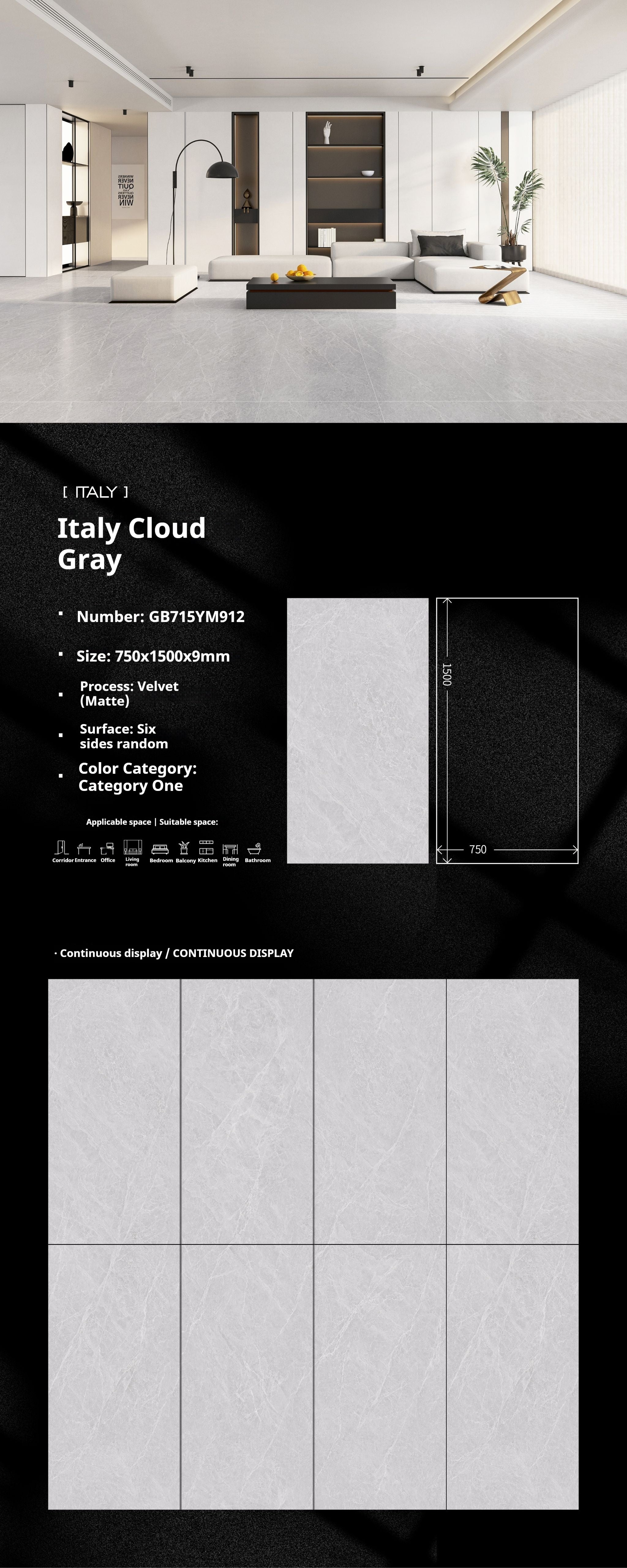 Italy Cloud Gray