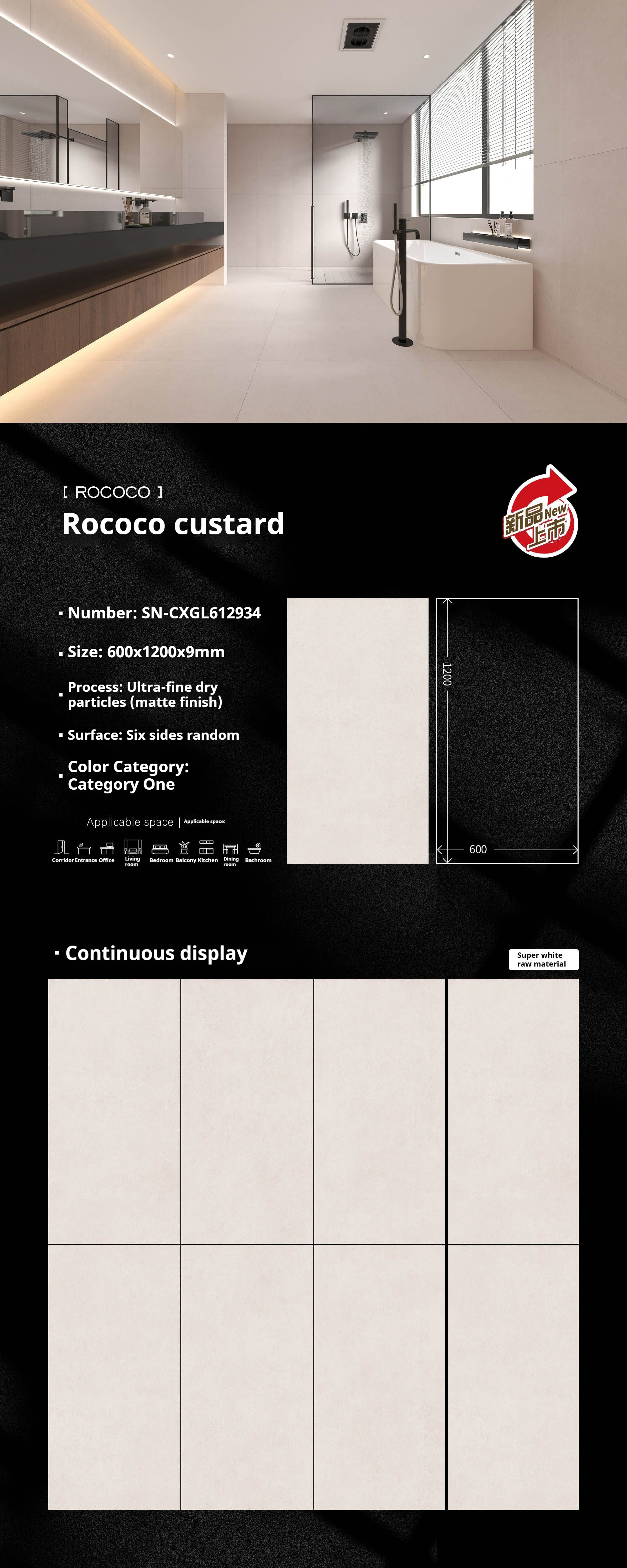 Rococo custard