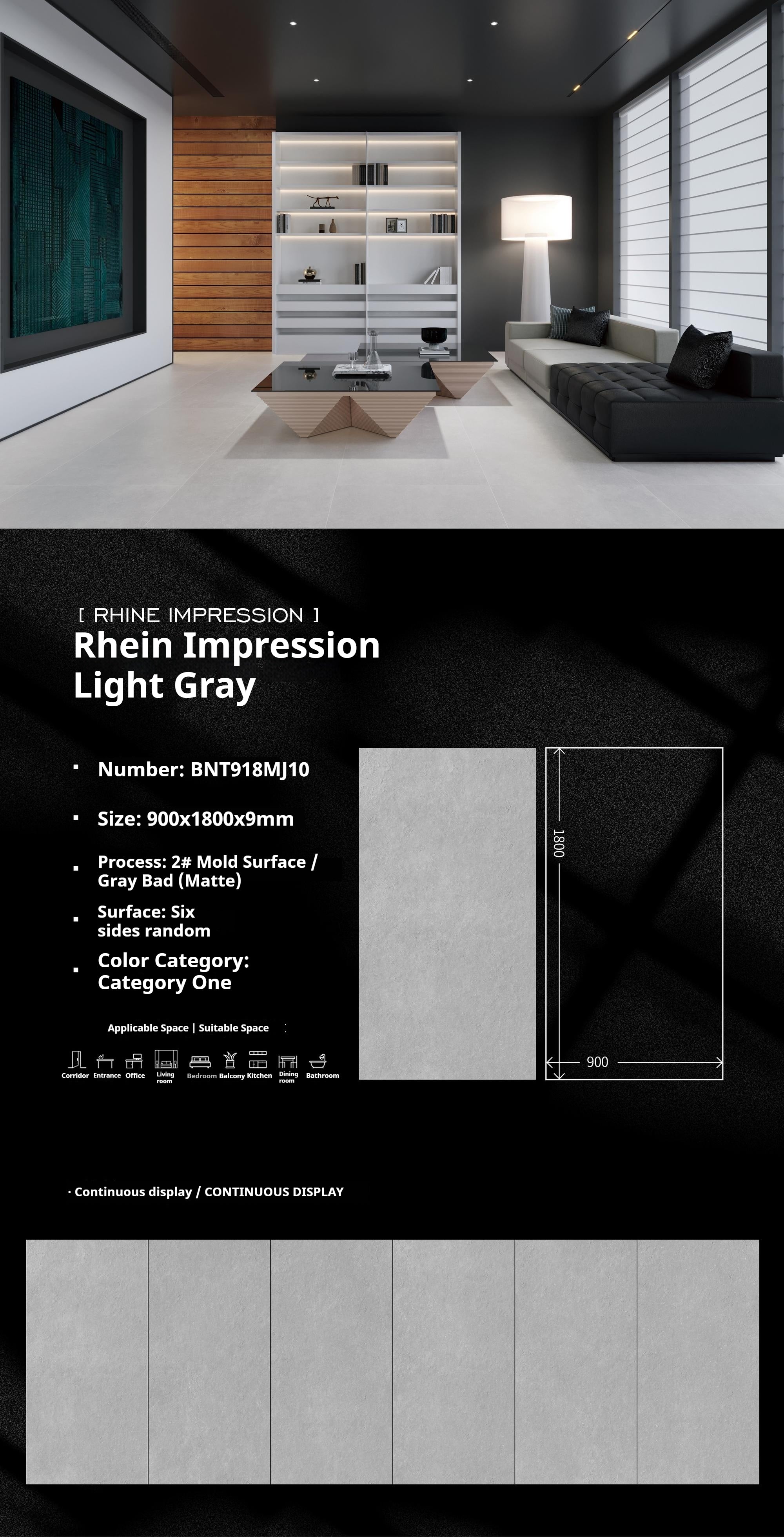 Rhein Impression Light Gray