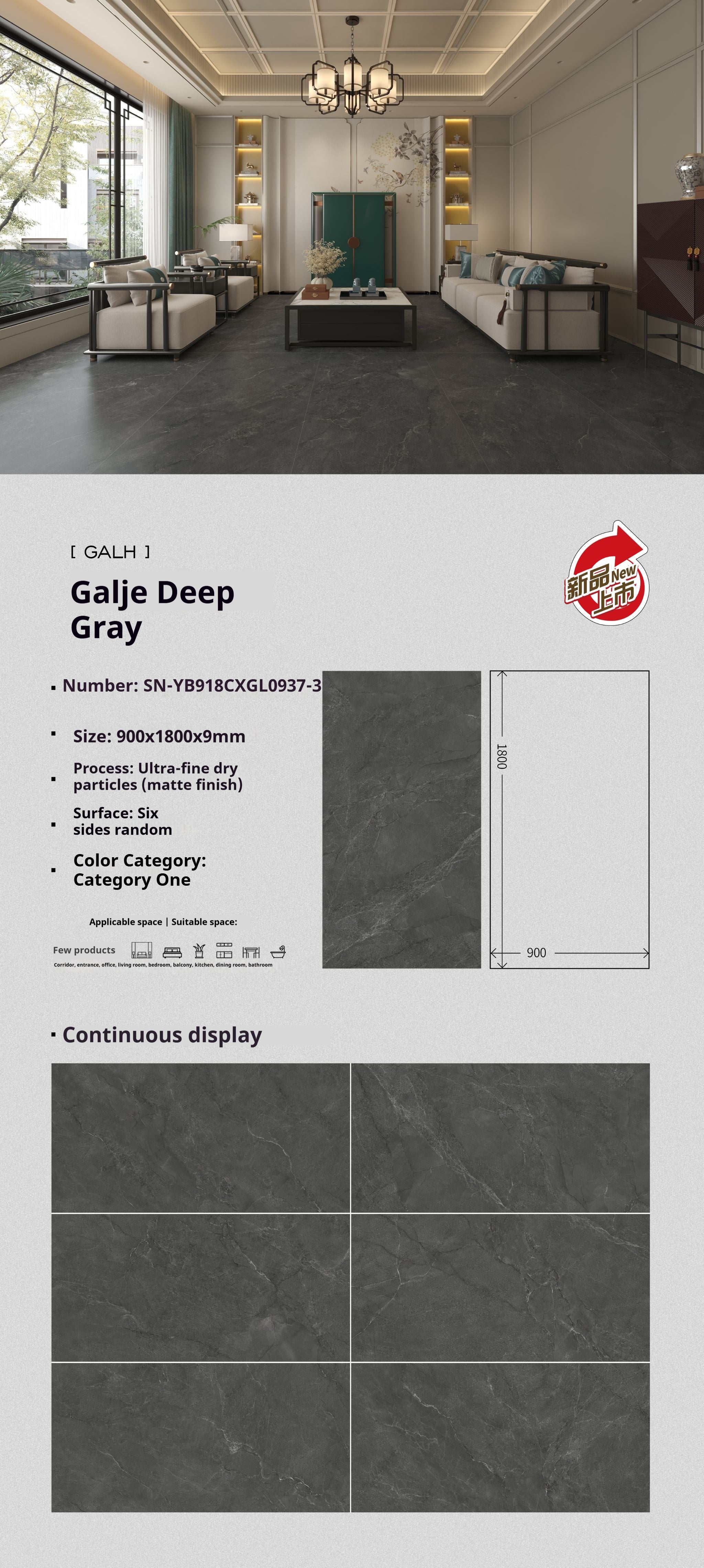 Galje Deep Gray