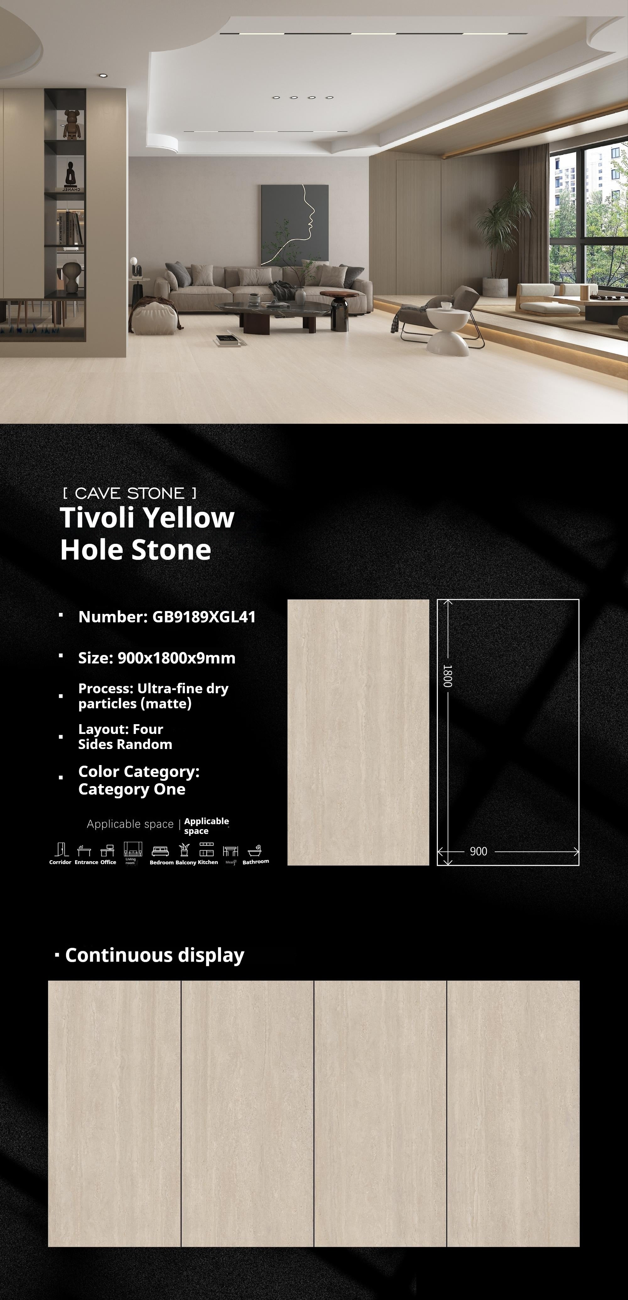 Tivoli Yellow Hole Stone