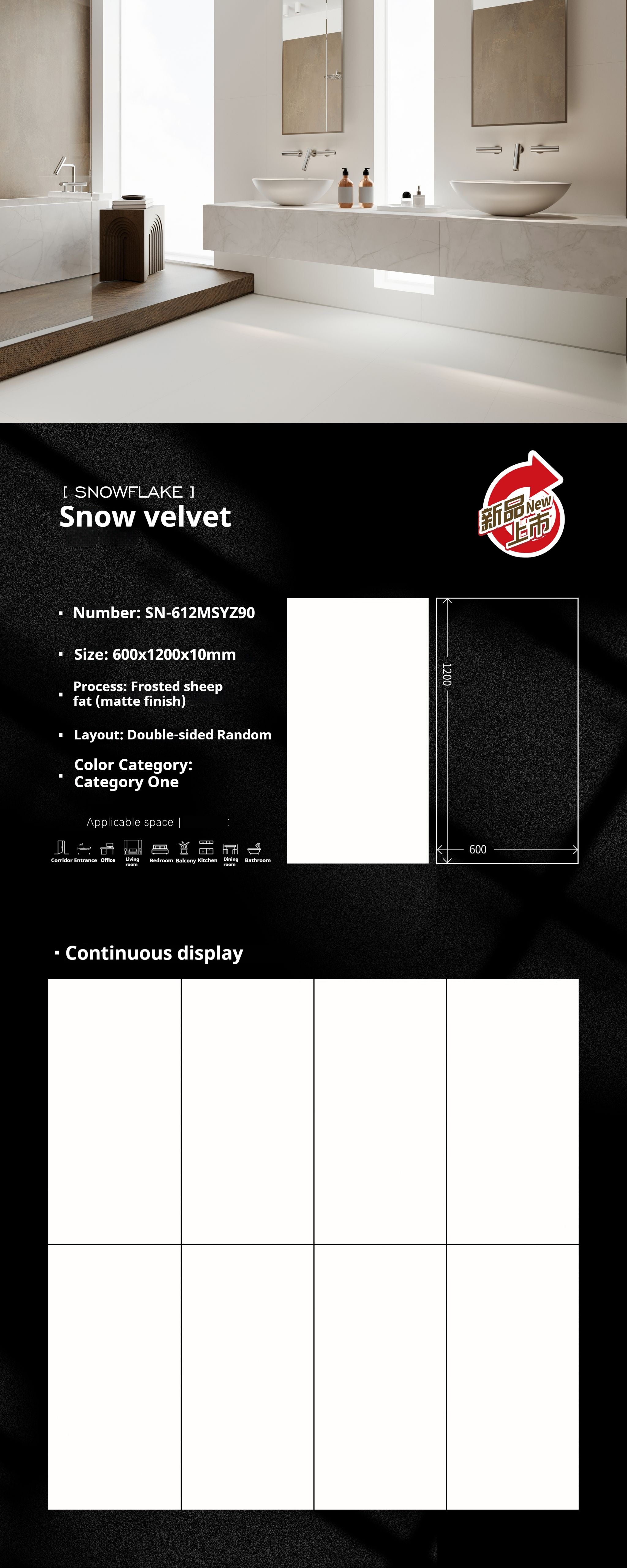Snow velvet