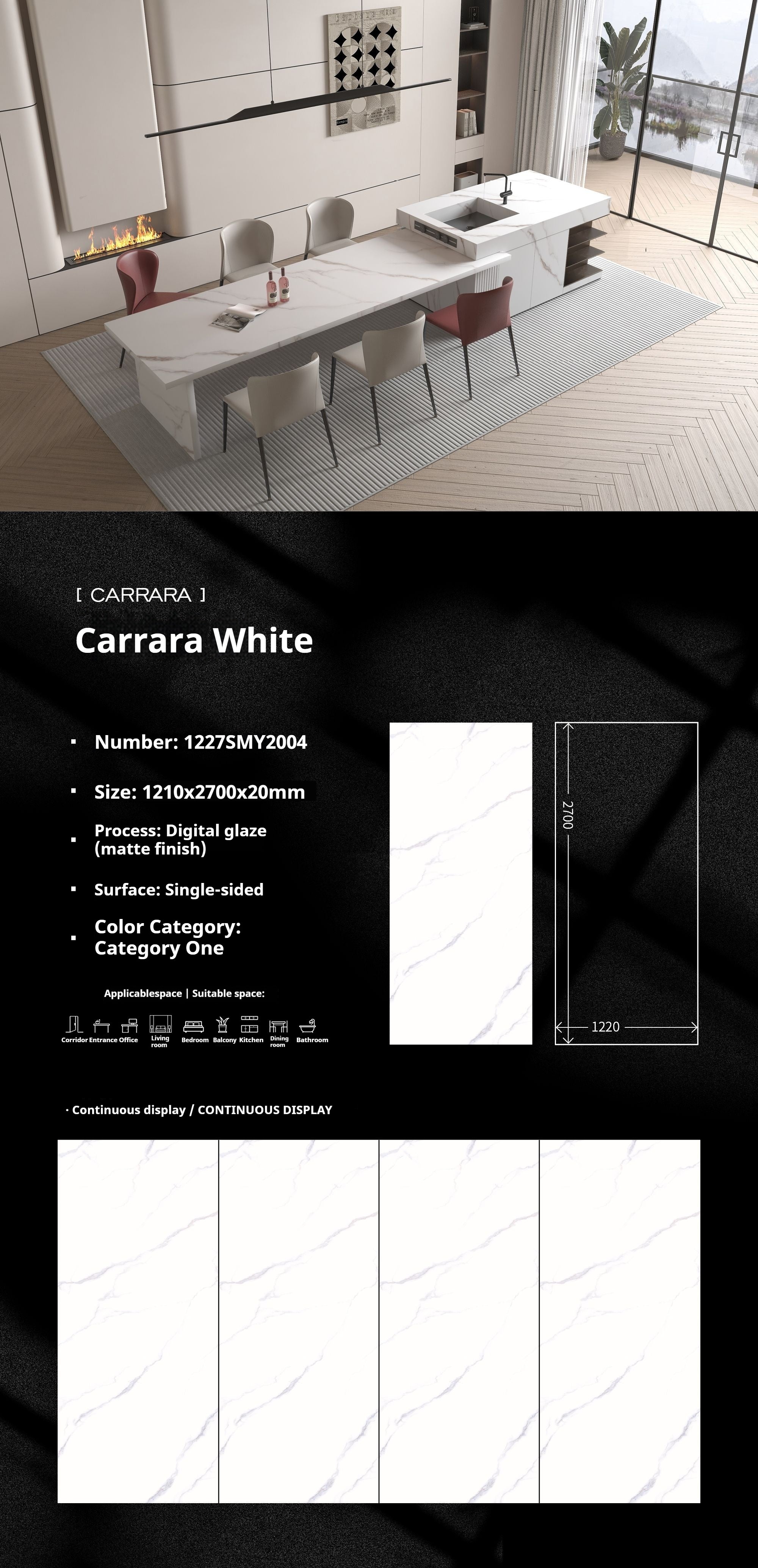 Carrara White