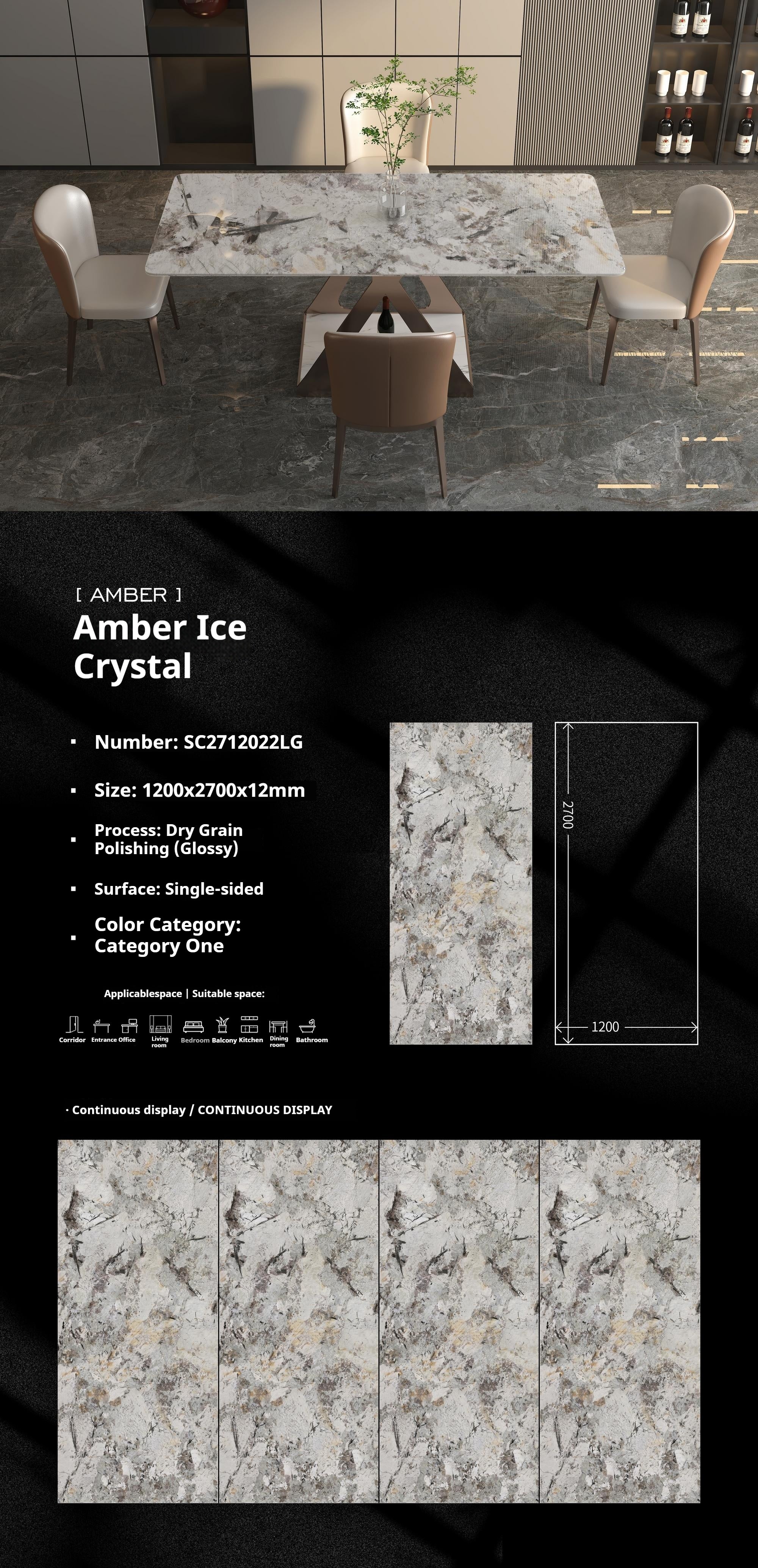 Amber Ice Crystal