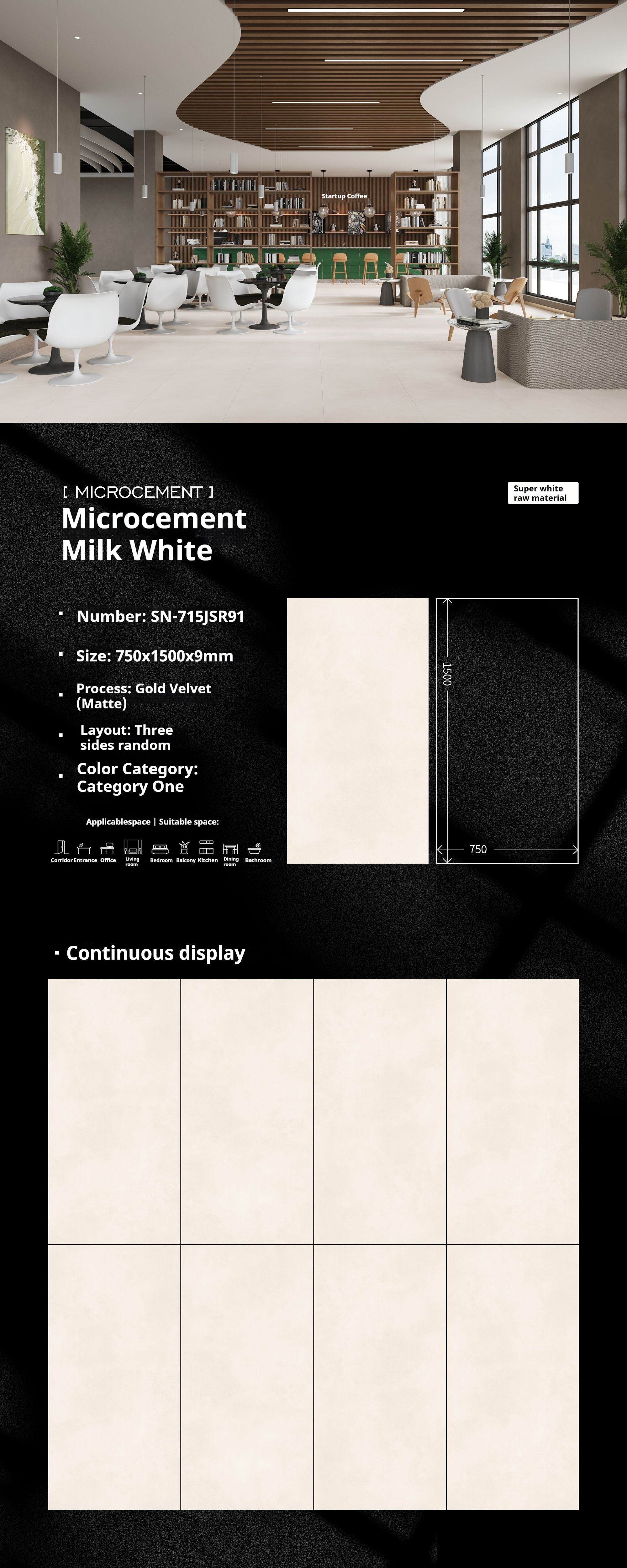 Microcement Milk White