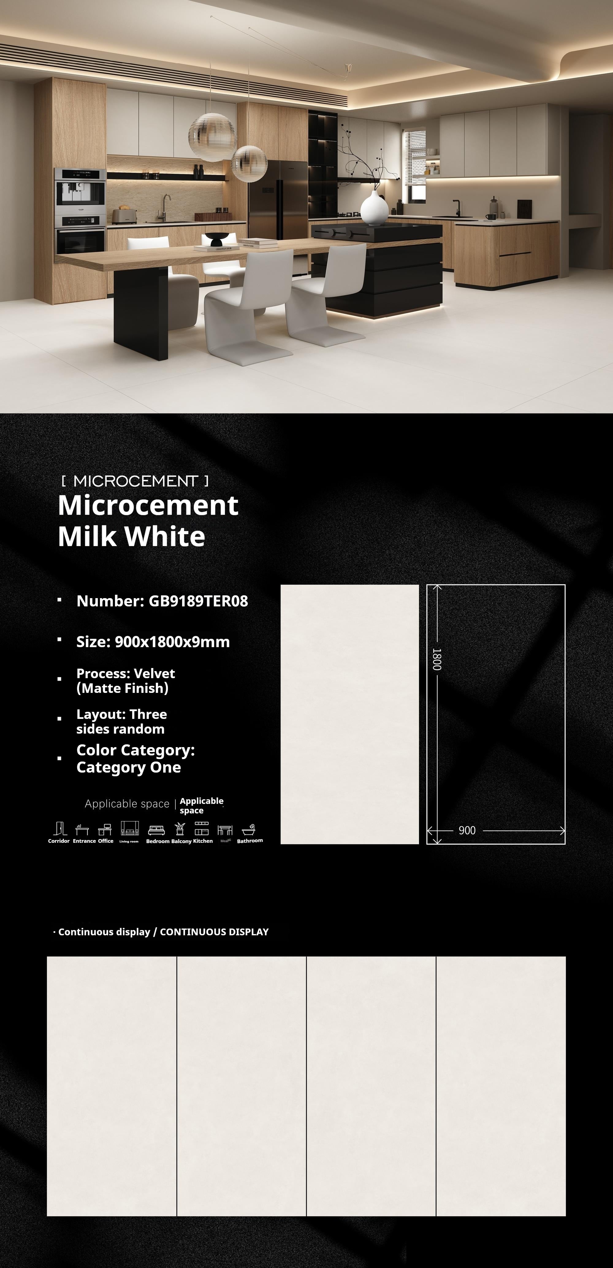 Microcement Milk White