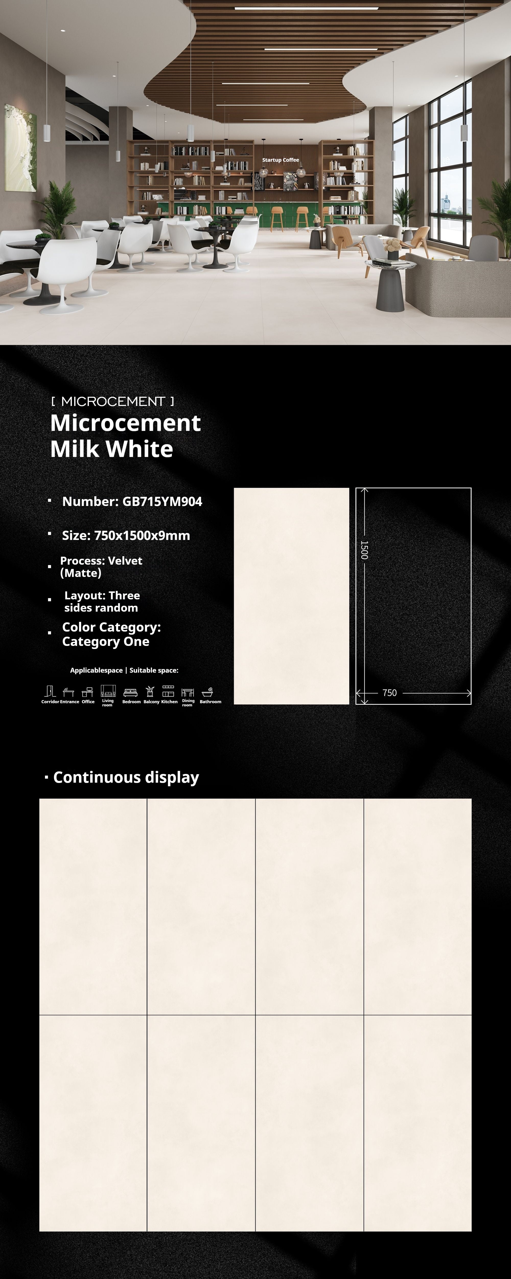Microcement Milk White