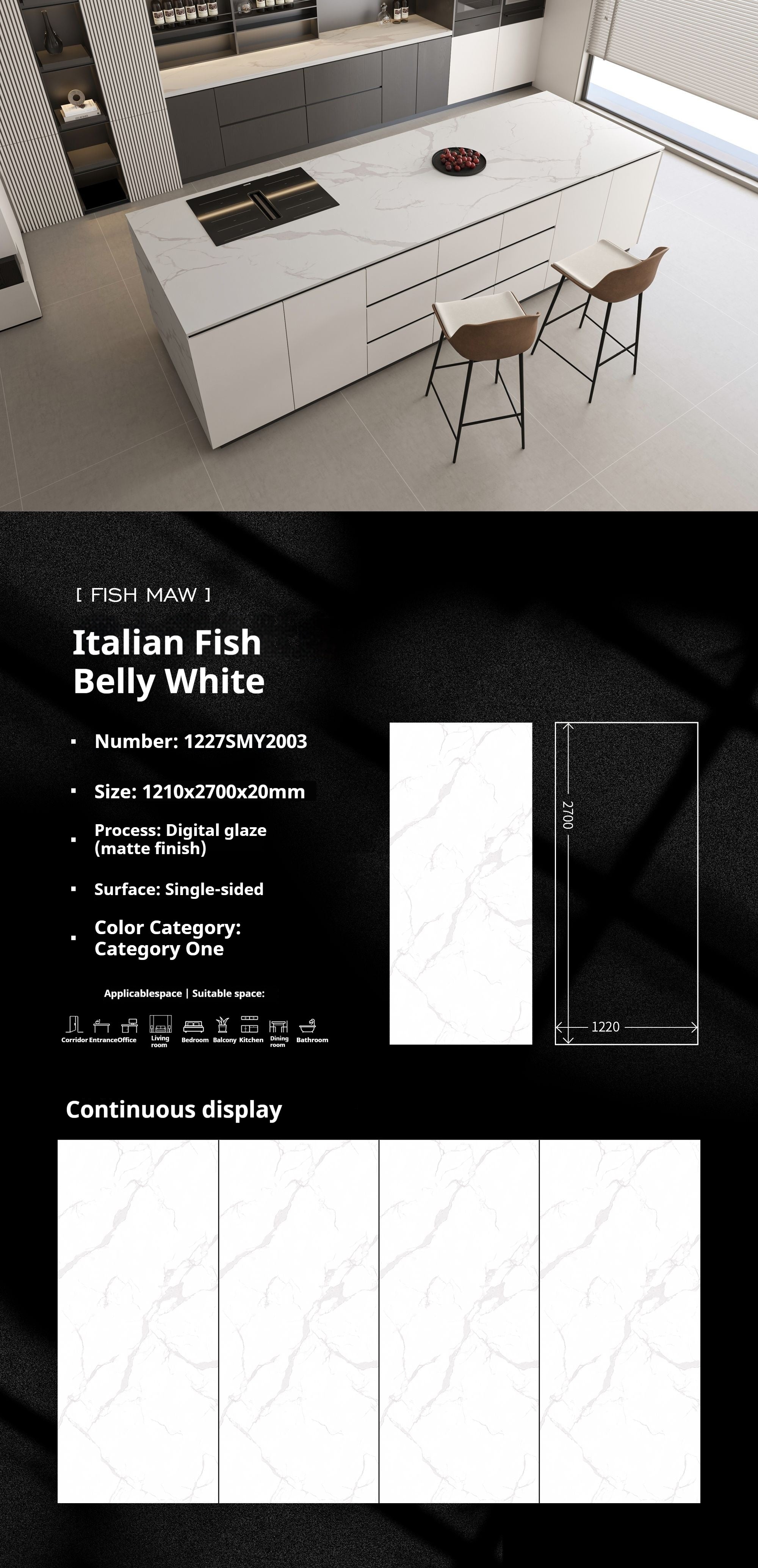 Italian Fish Belly White