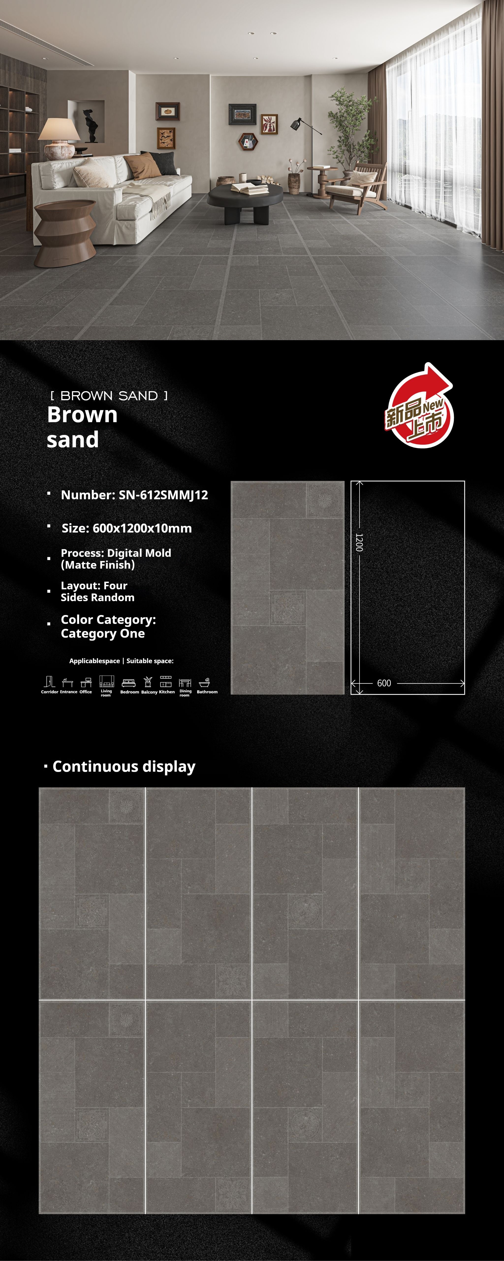 Brown sand