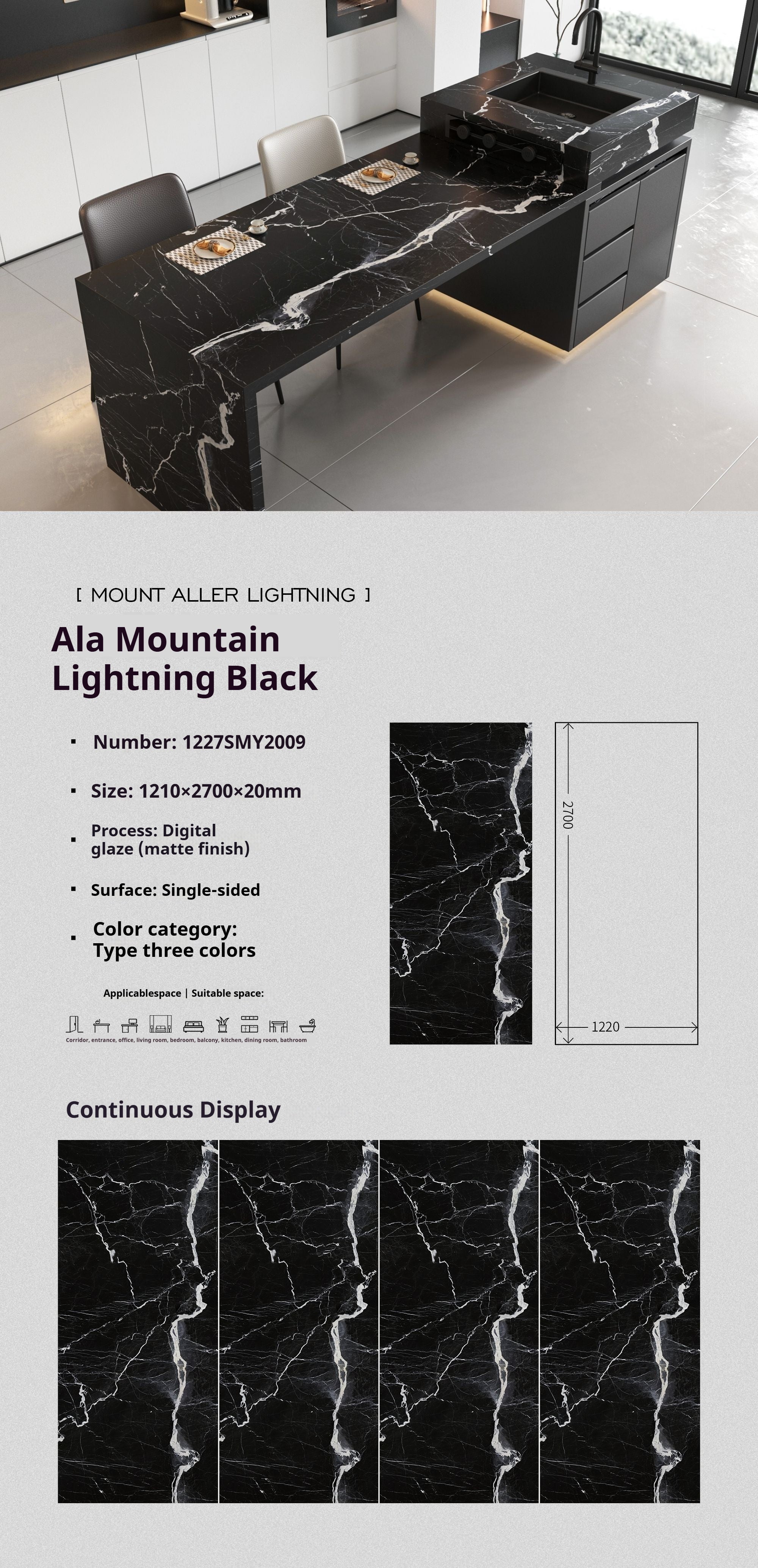 Ala Mountain Lightning Black