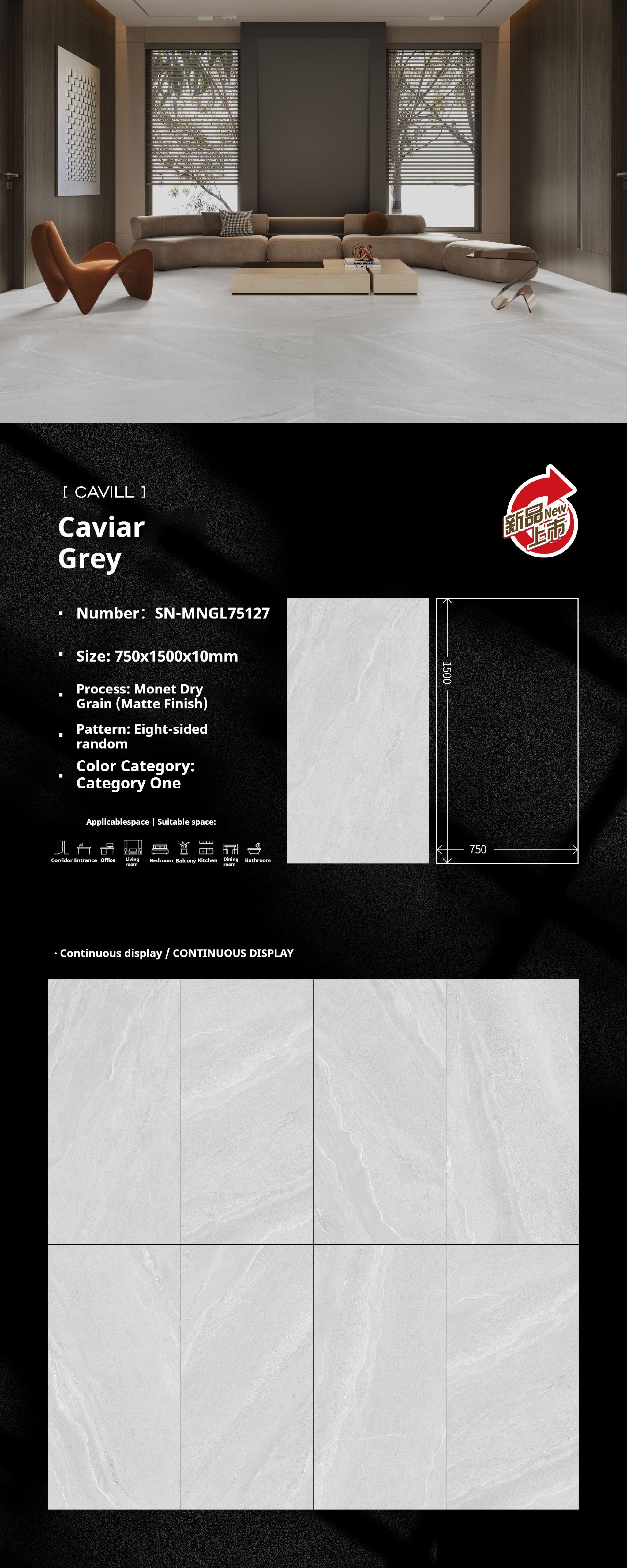 Caviar Grey