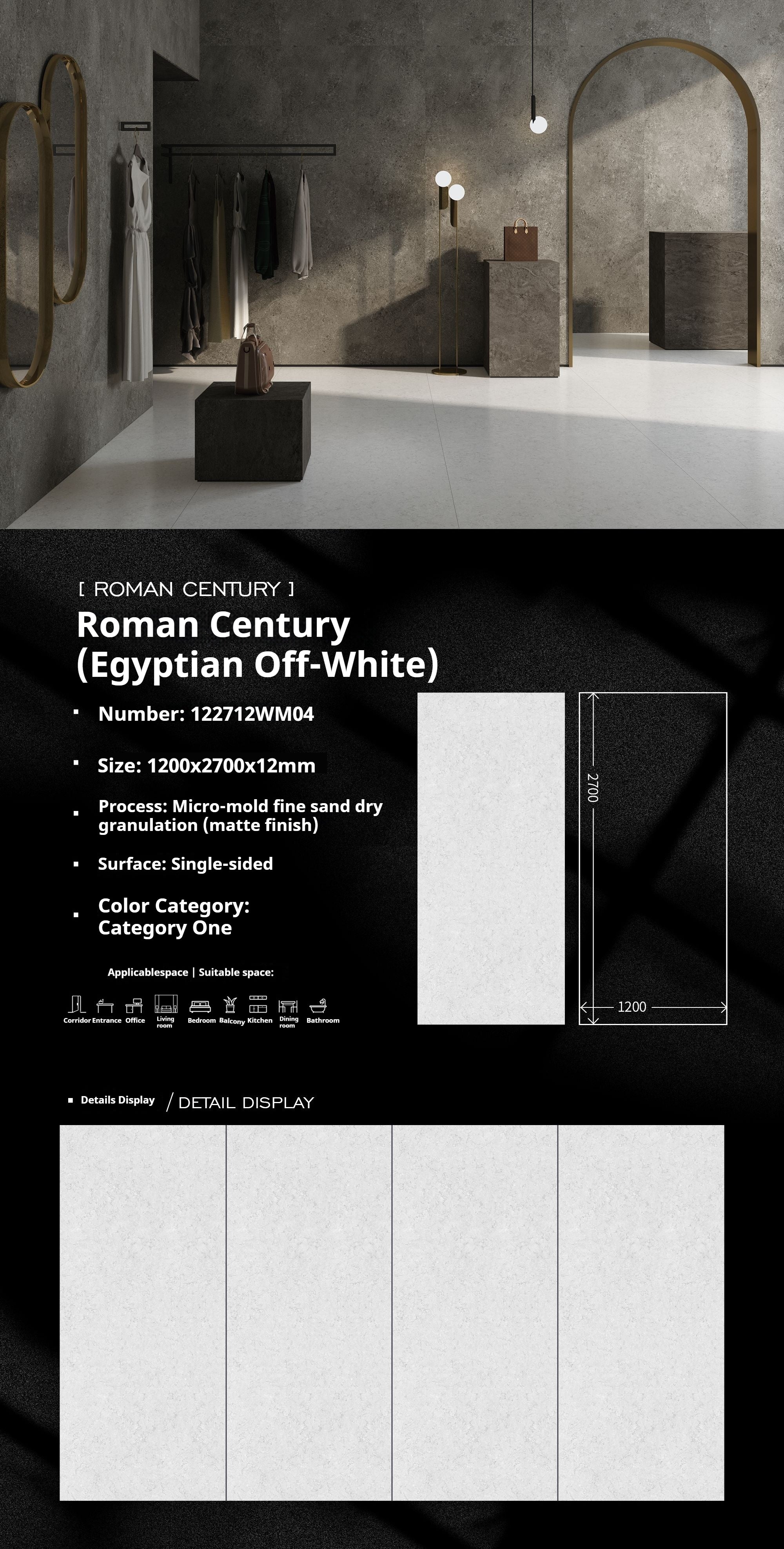 Roman Century (Egyptian Off-White)