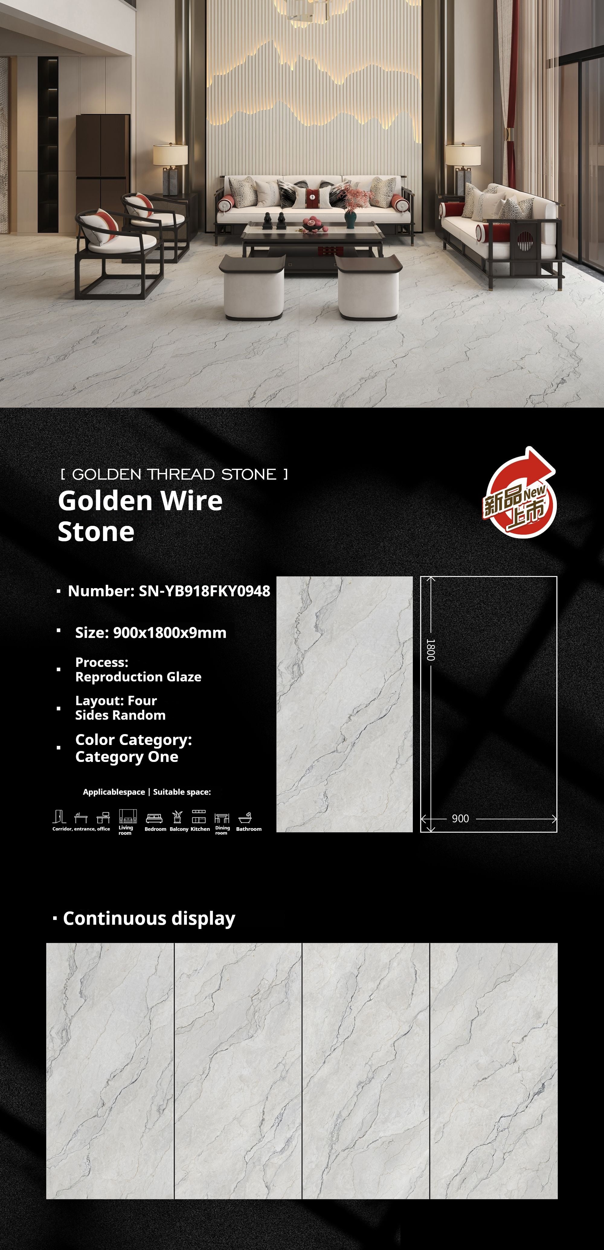 Golden Wire Stone
