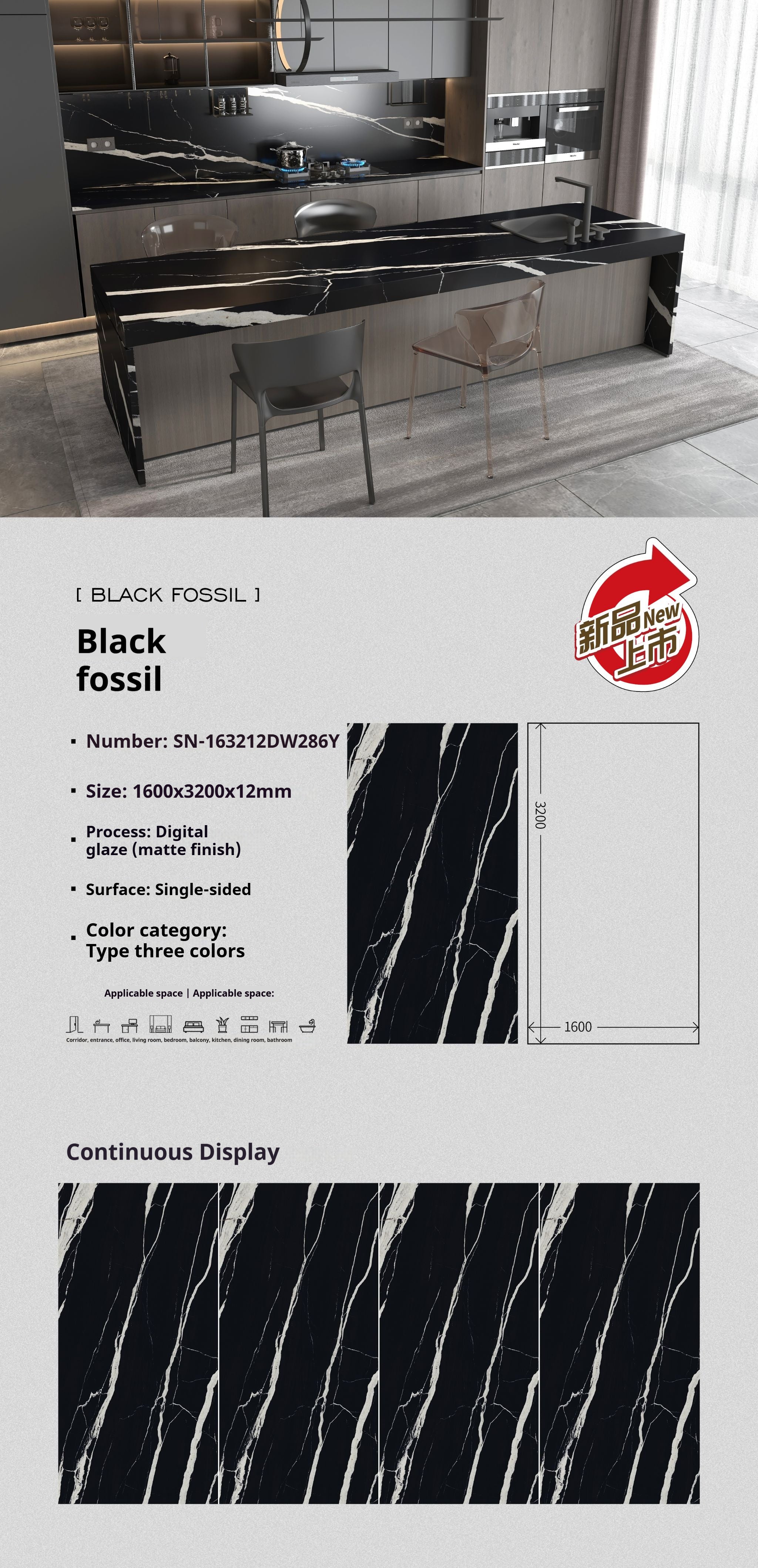 Black fossil