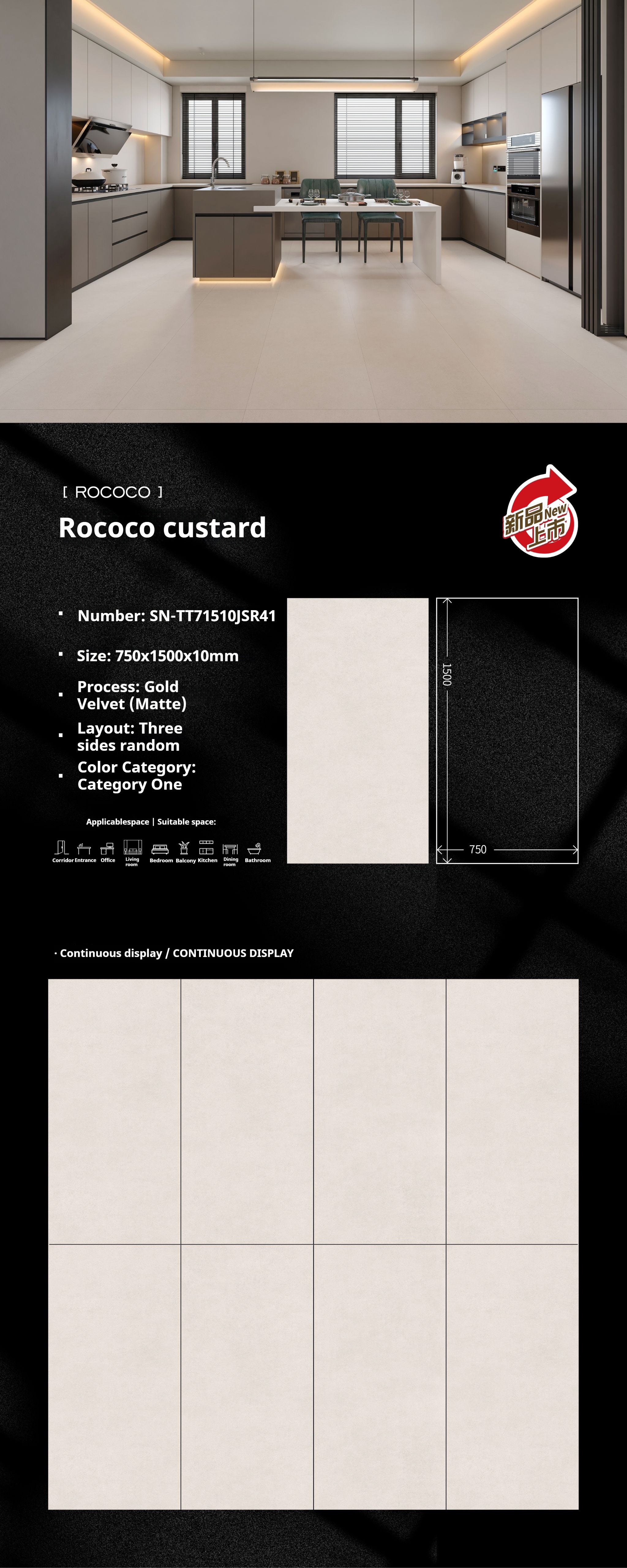 Rococo custard