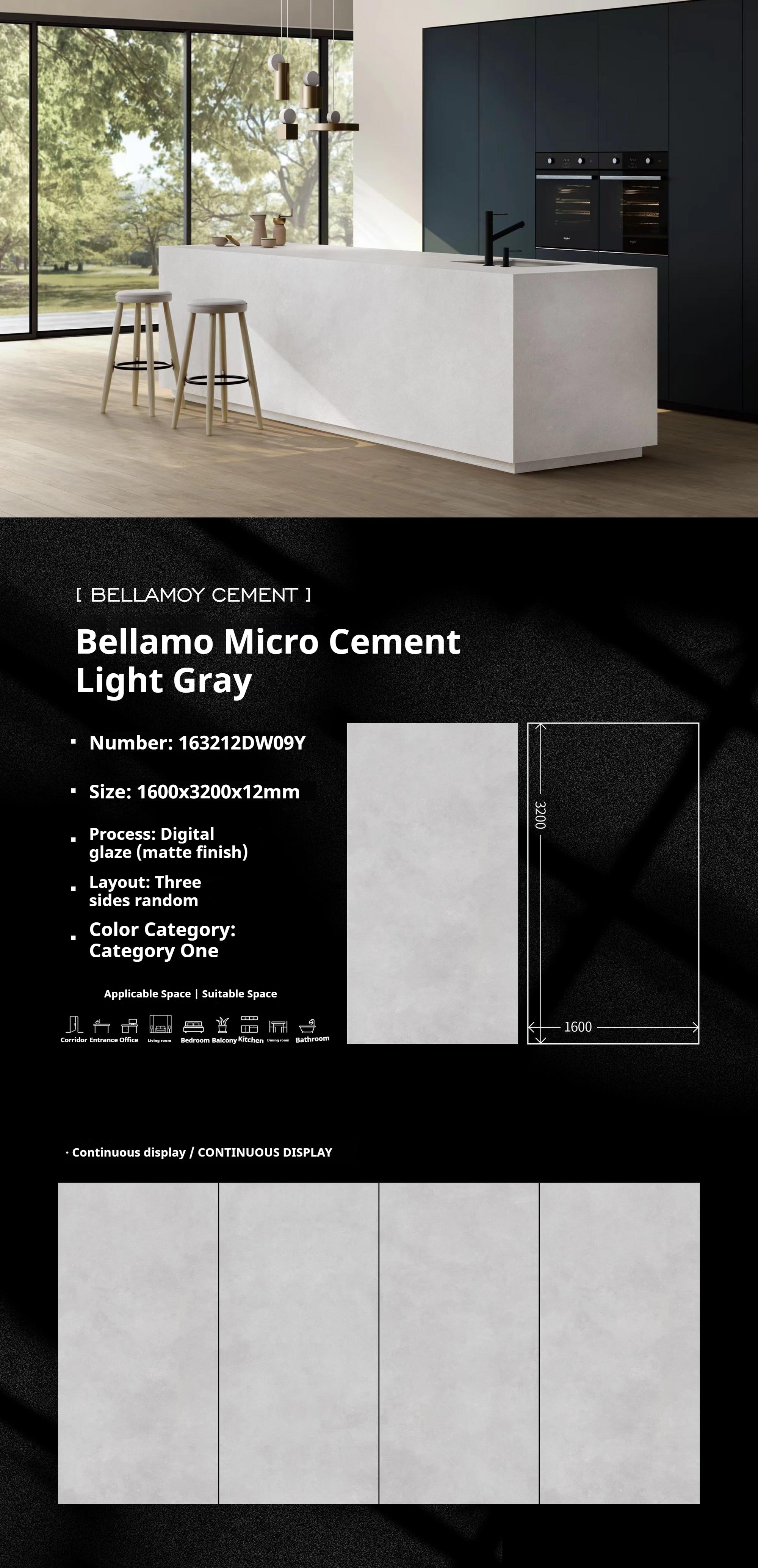 Bellamo Micro Cement Light Gray