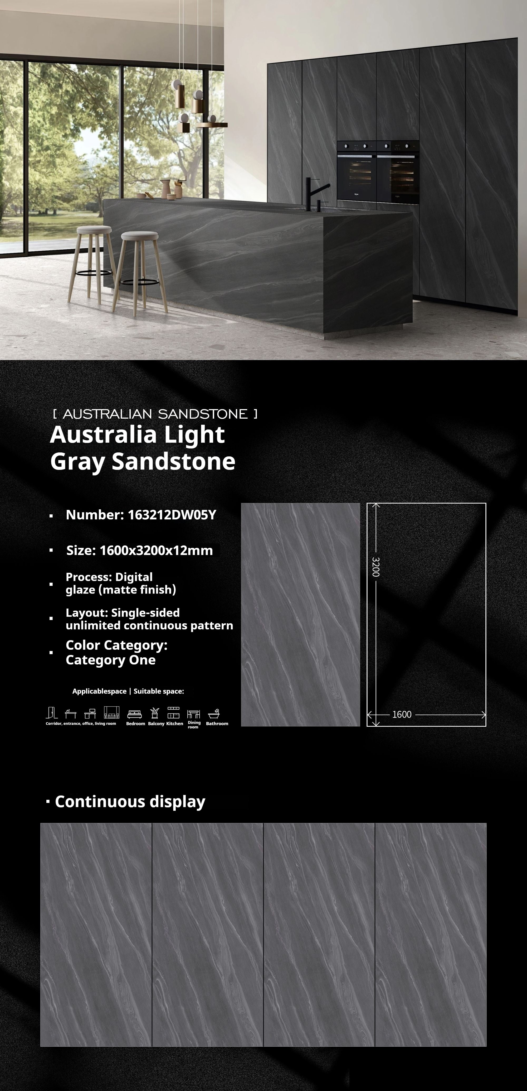 Australia Light Gray Sandstone