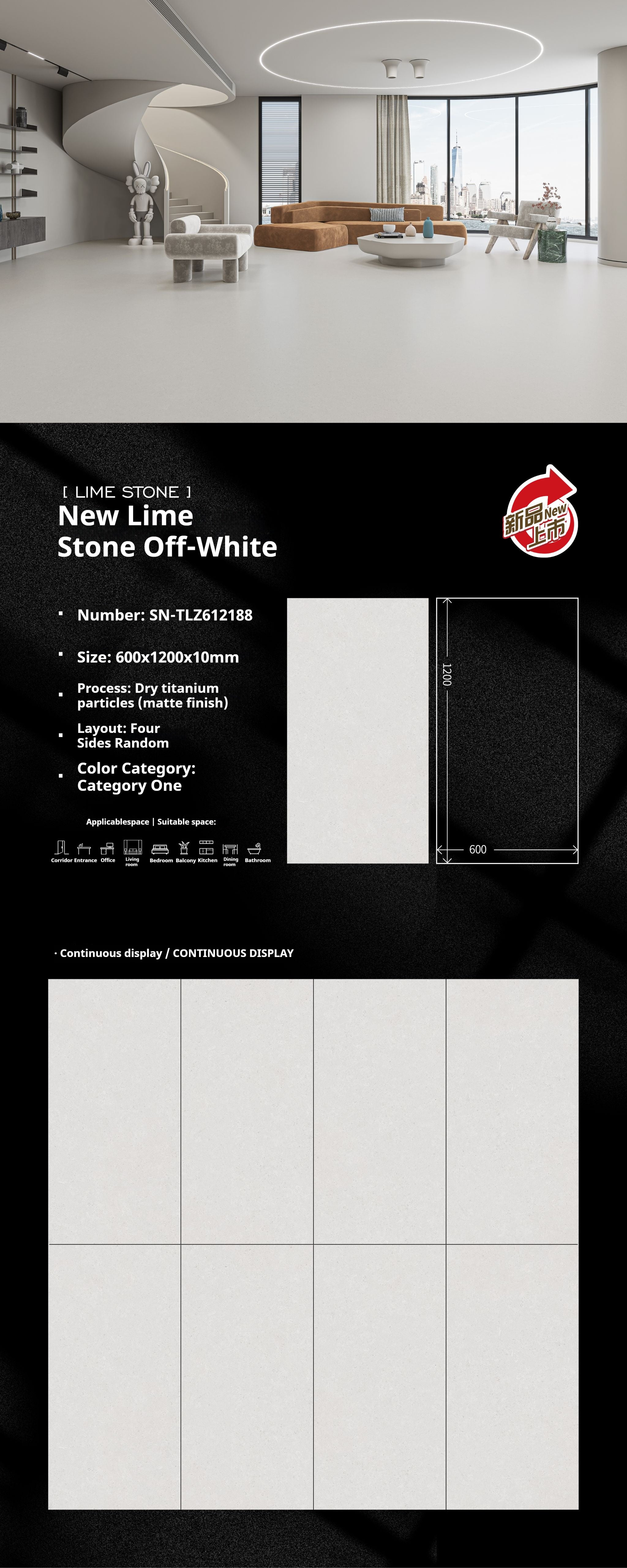 New Lime Stone Off-White