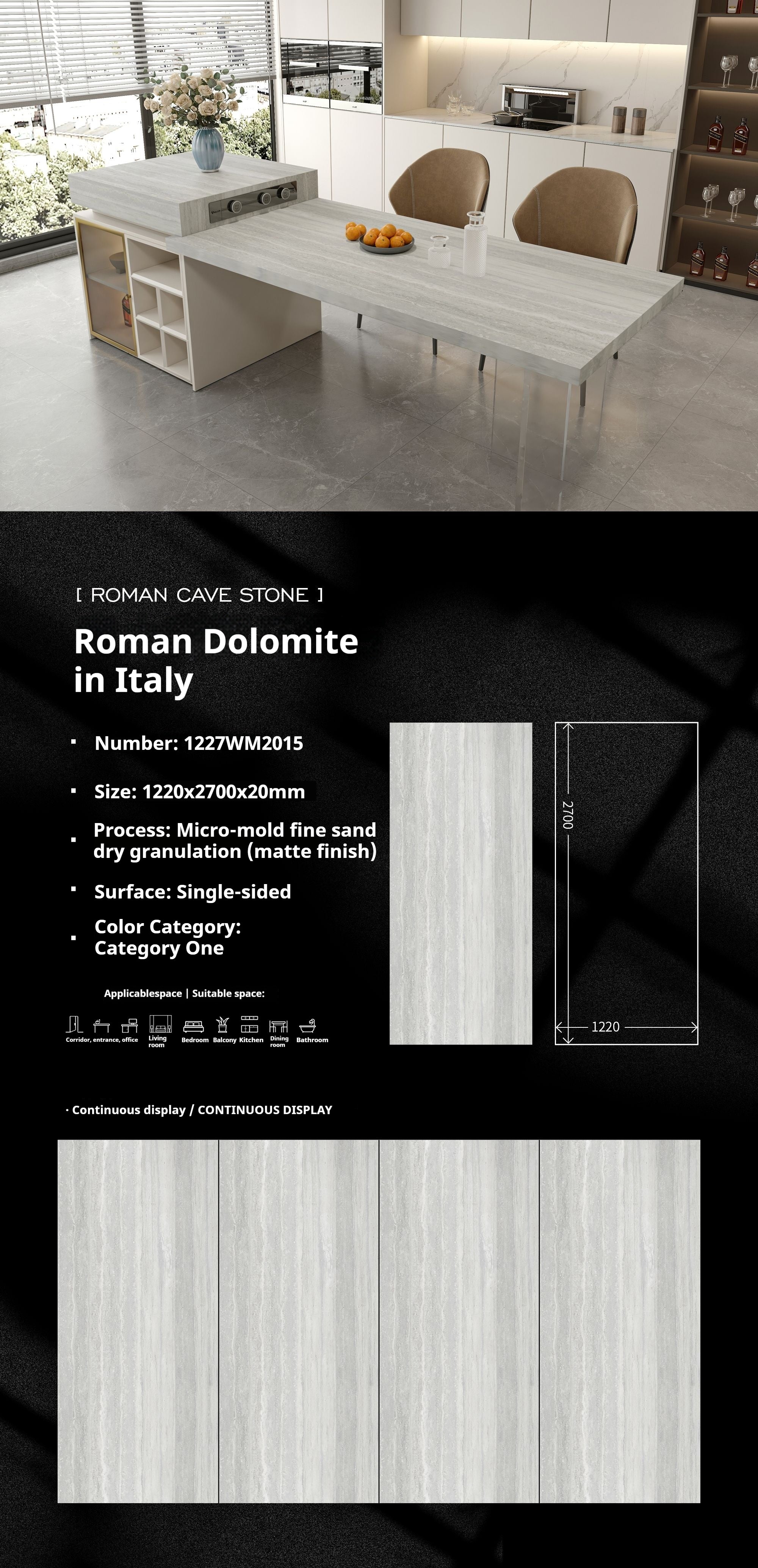 Roman Dolomite in Italy
