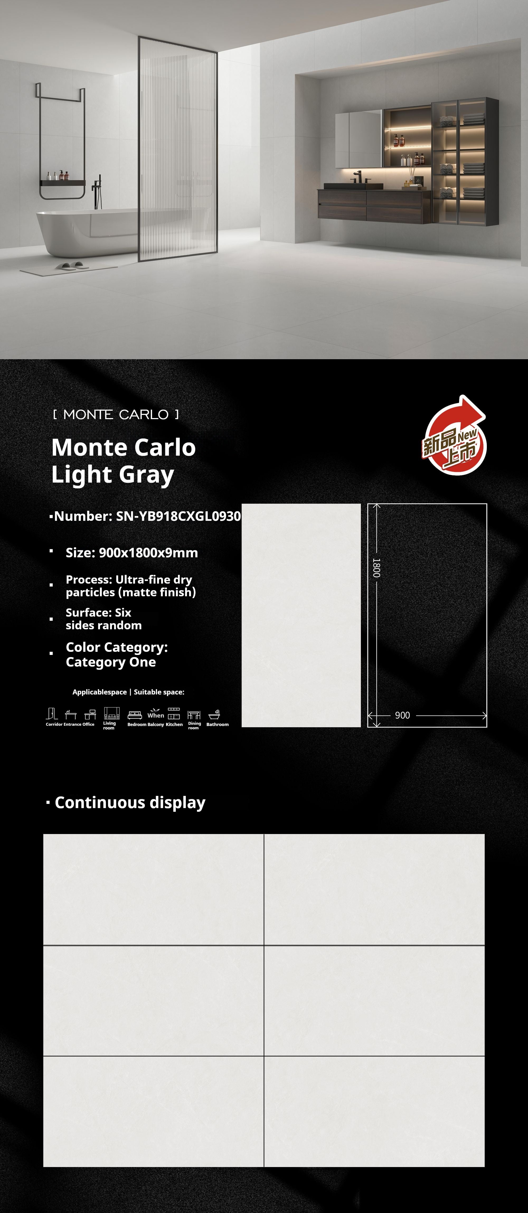 Monte Carlo Light Gray