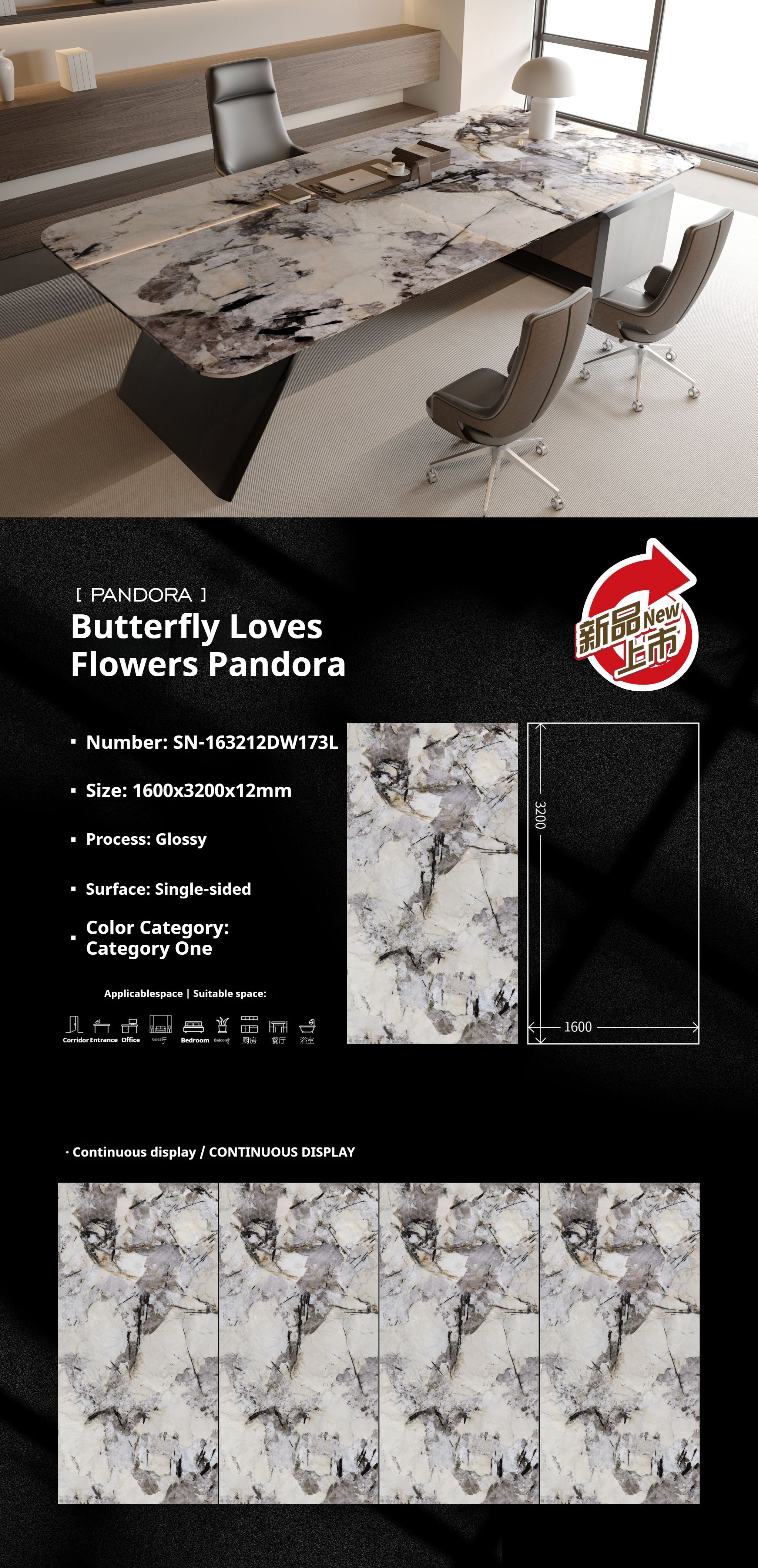 Butterfly Loves Flowers Pandora