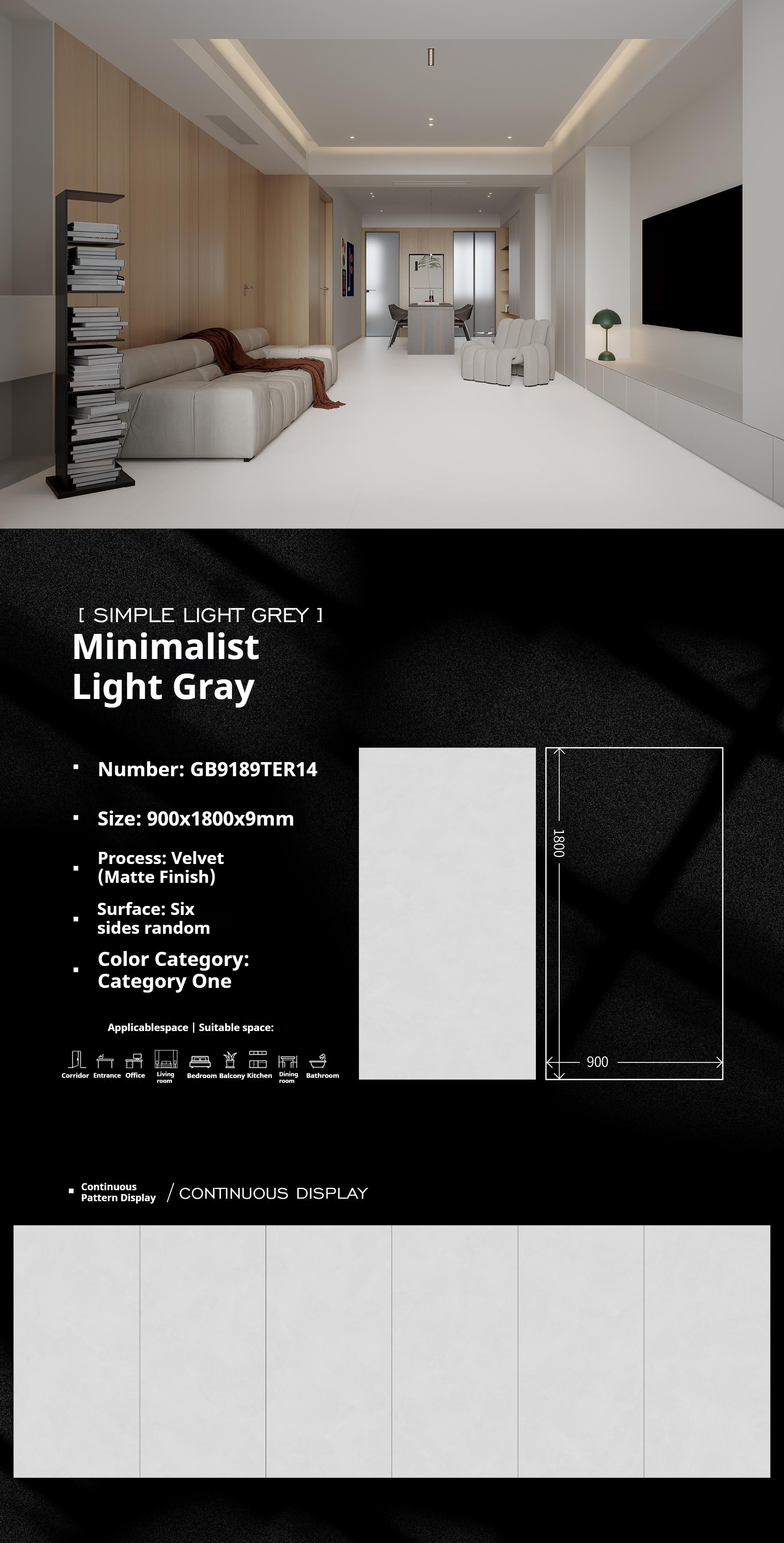 Minimalist Light Gray