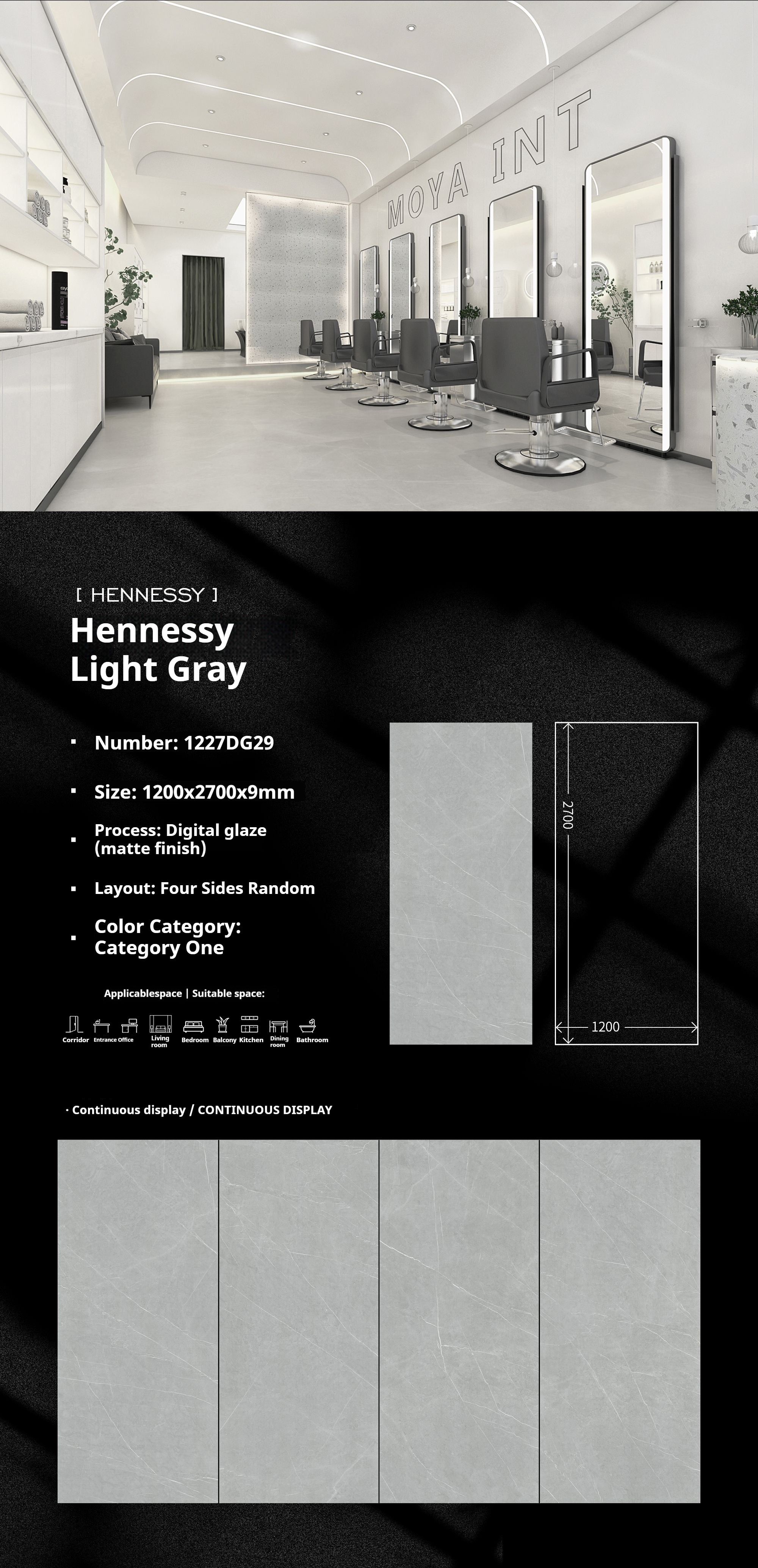 Hennessy Light Gray