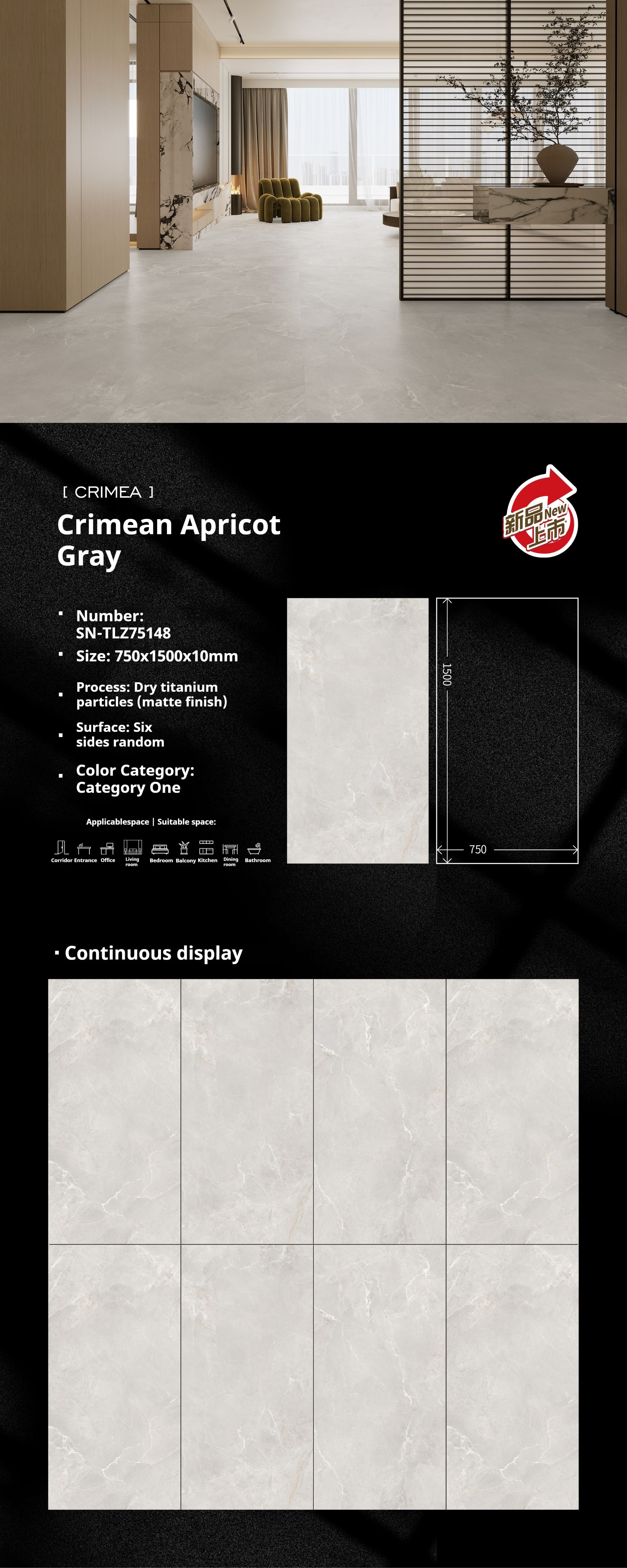 Crimean Apricot Gray