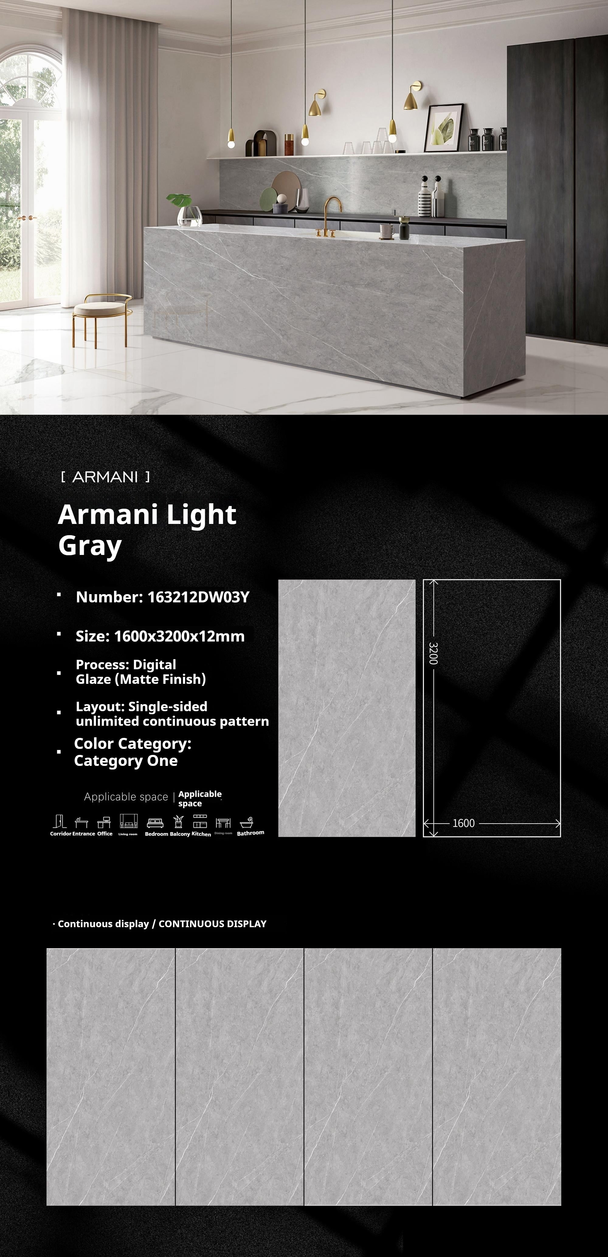 Armani Light Gray