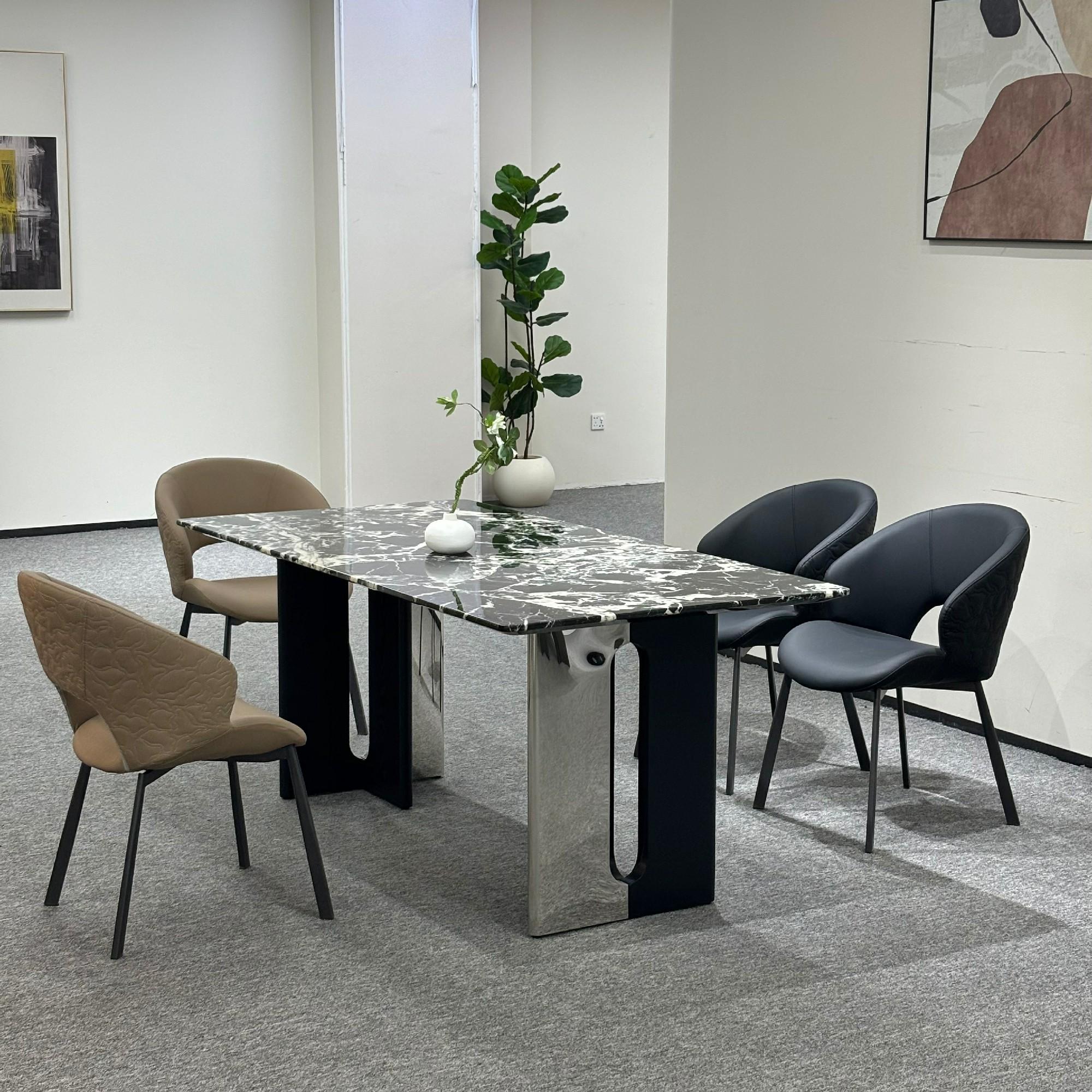Luxury stone dining table